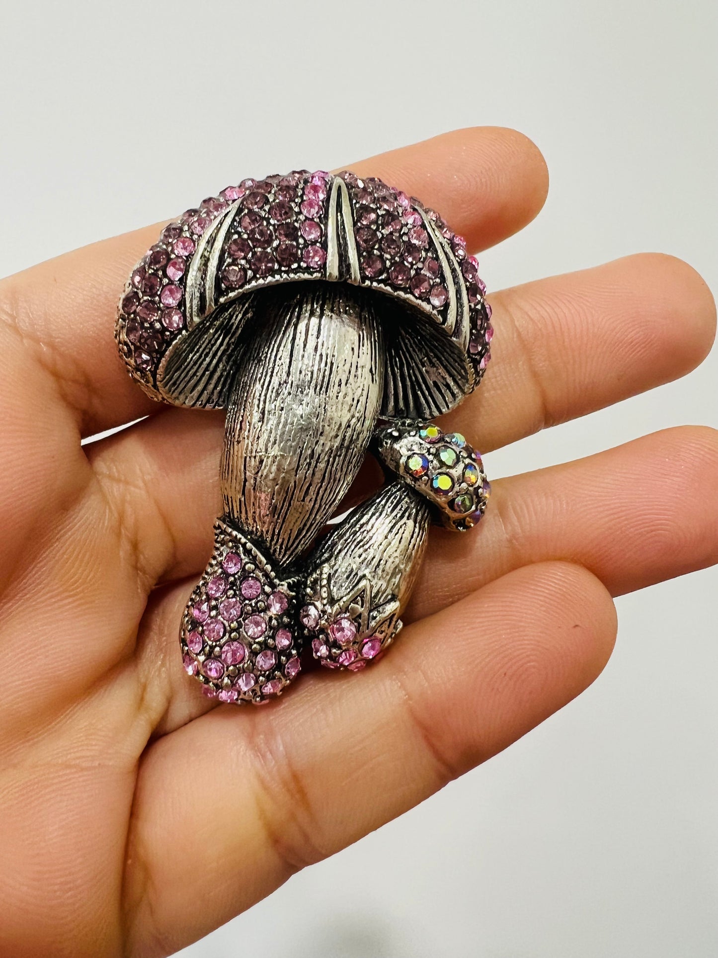 Shiny Mushroom Brooch