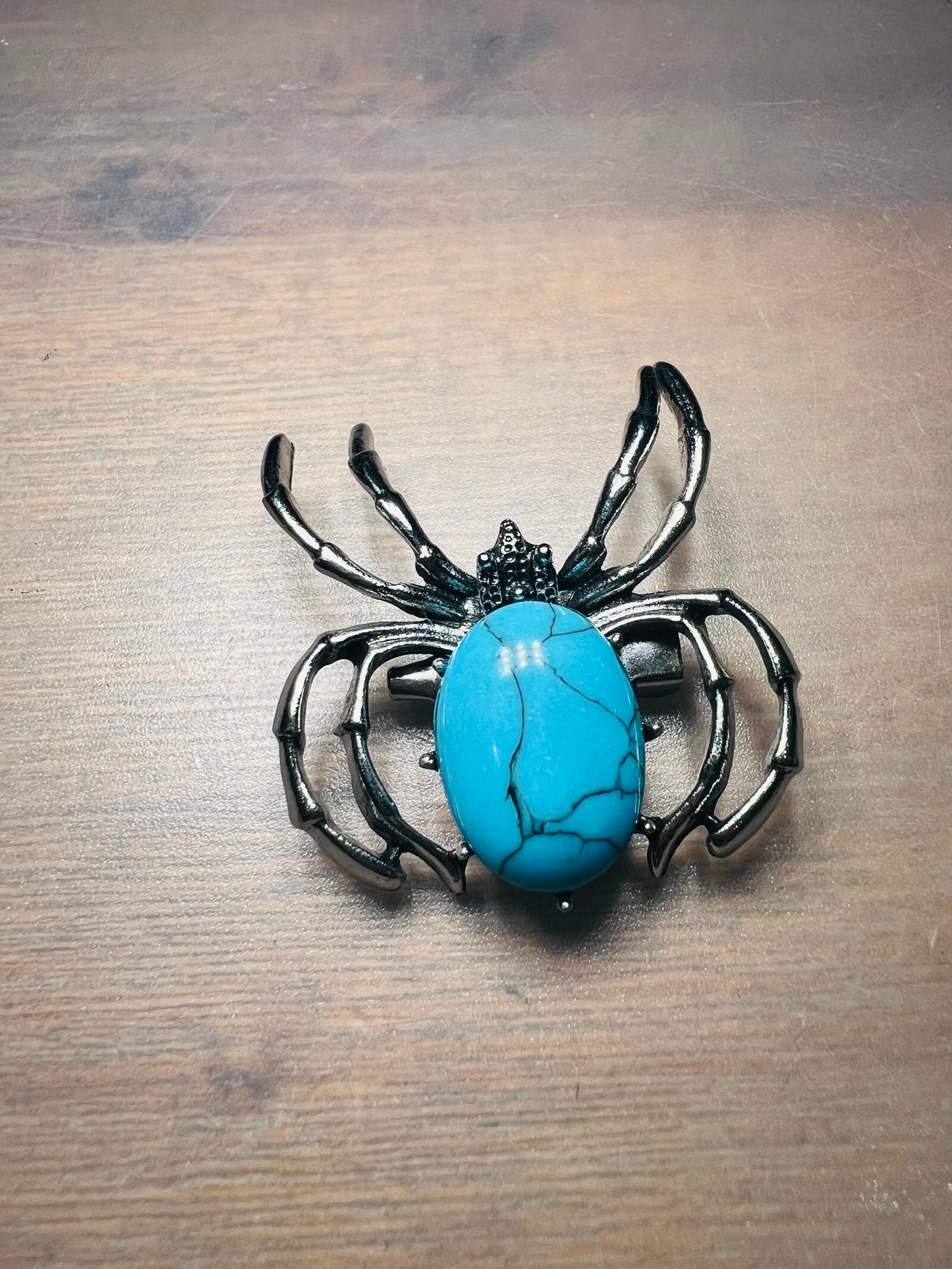 Spider Brooch - Black