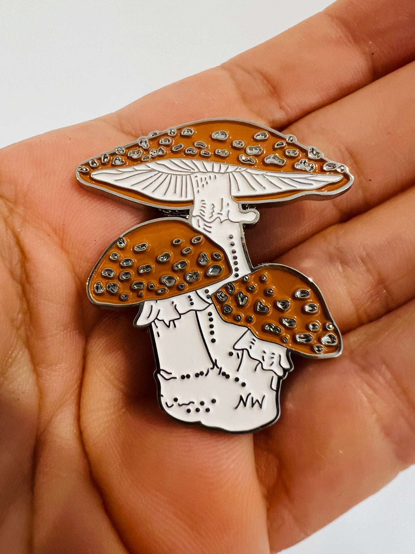 Fly Agaric family pin