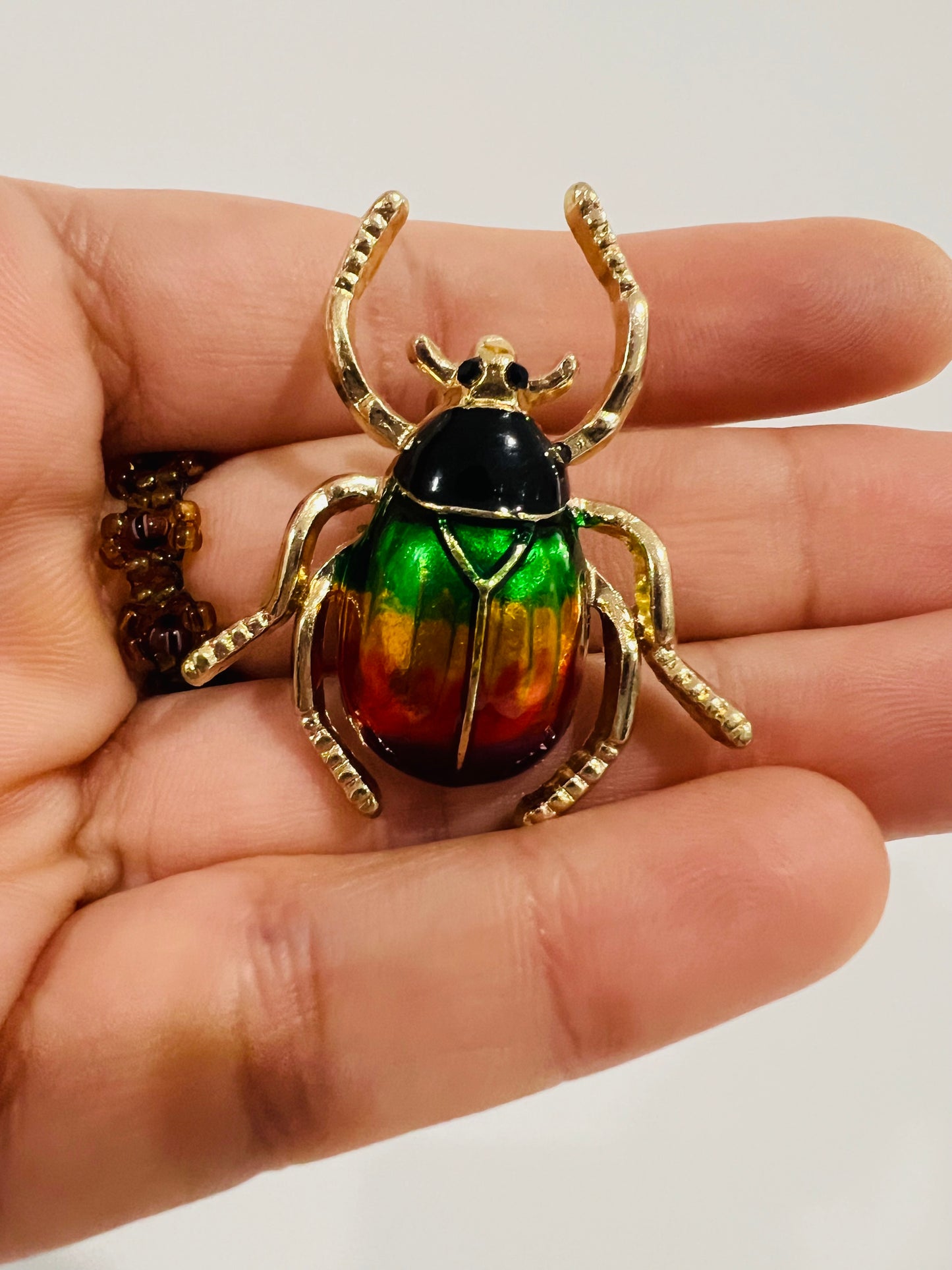 June Beetle Brooch