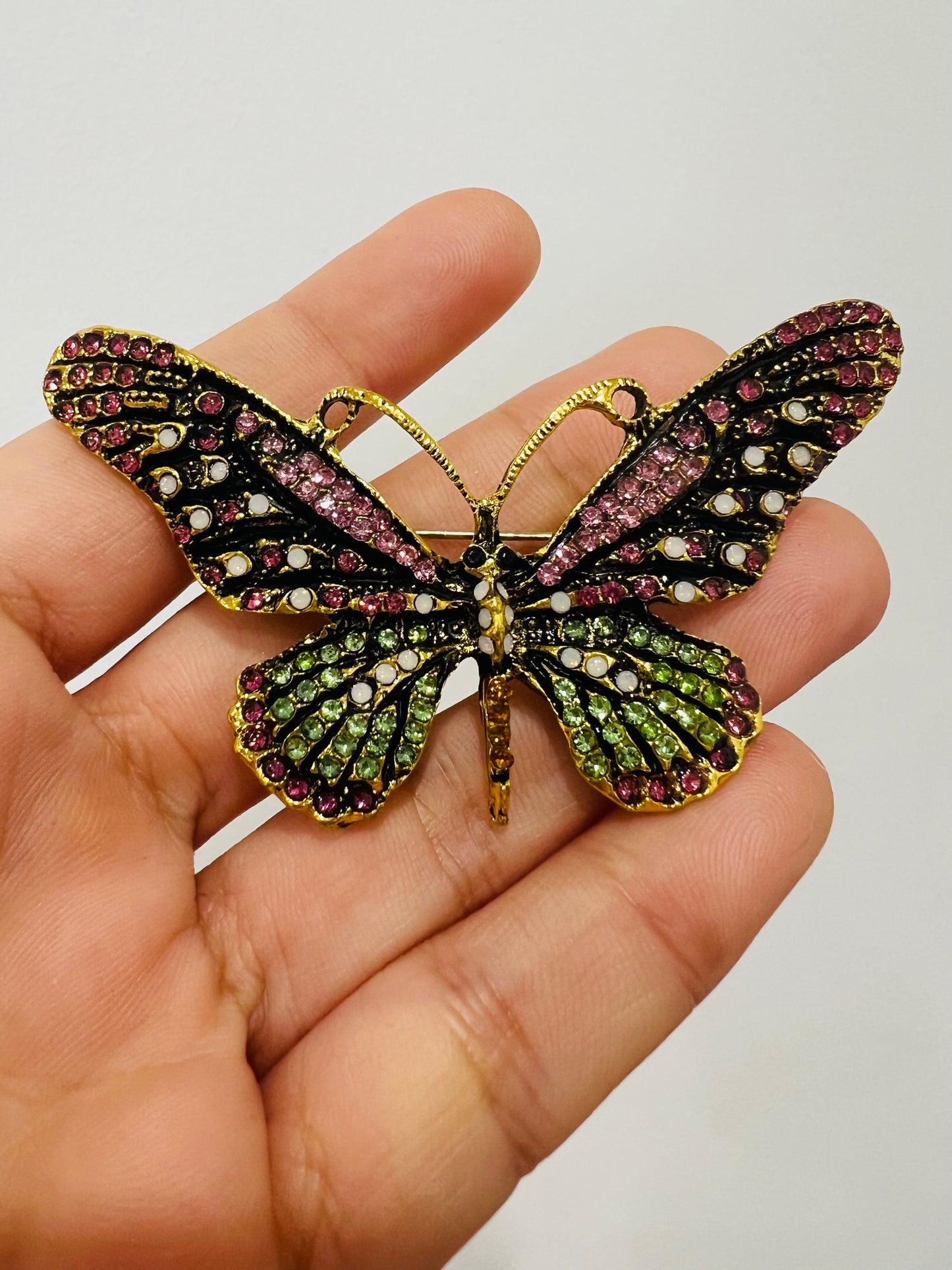Butterfly Brooch  - Large bright