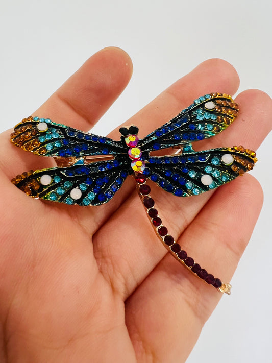 Dragonfly Brooch - Bright