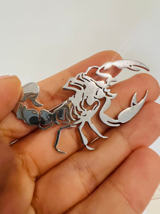 Scorpion Brooch Silhouette