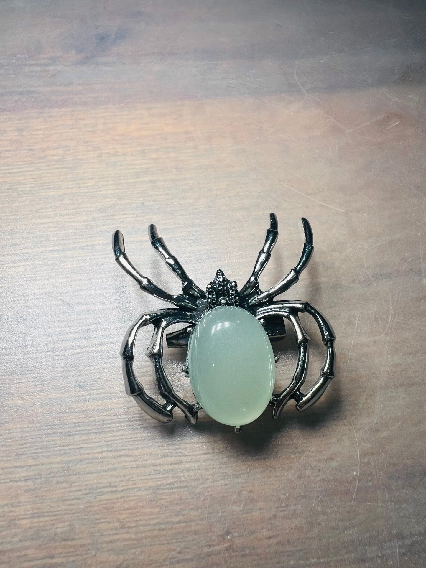 Spider Brooch - Black