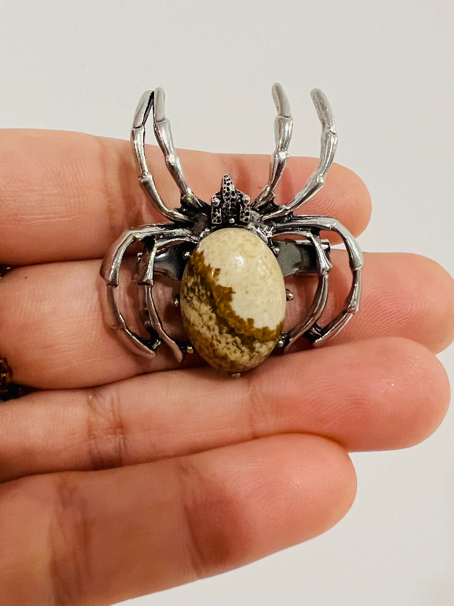 Spider Brooch - Black