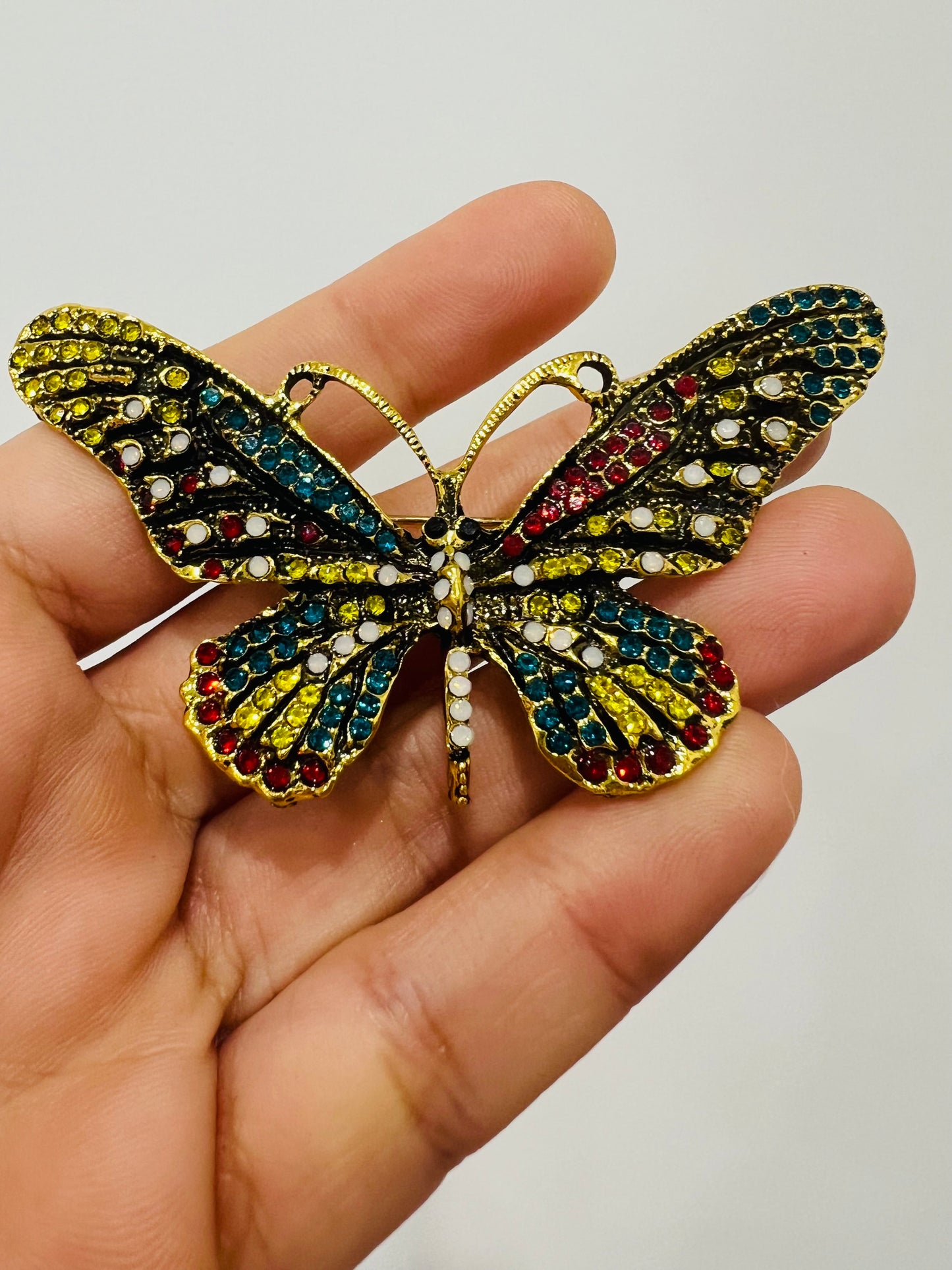 Butterfly Brooch  - Large bright