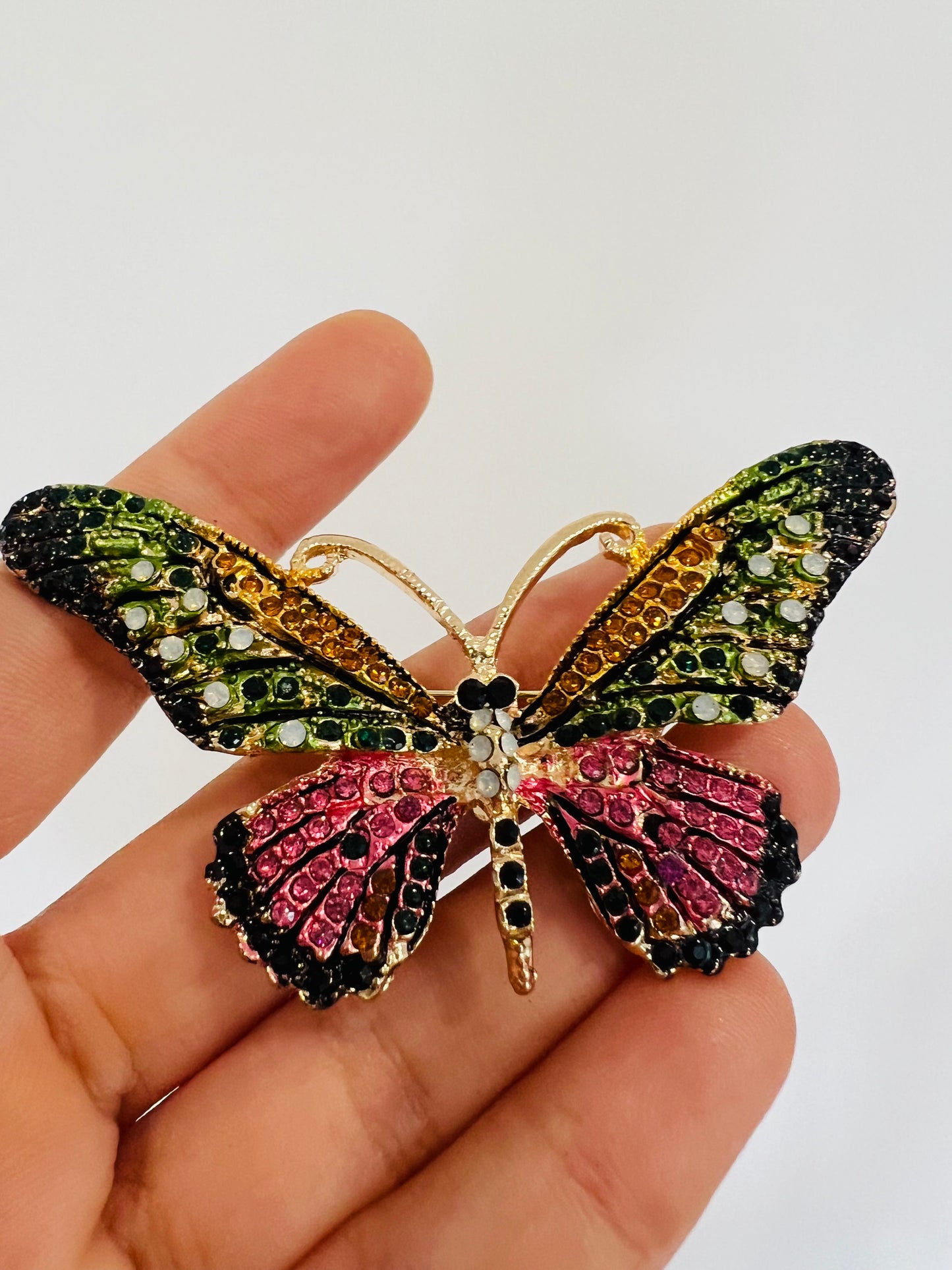 Butterfly Brooch  - Large bright