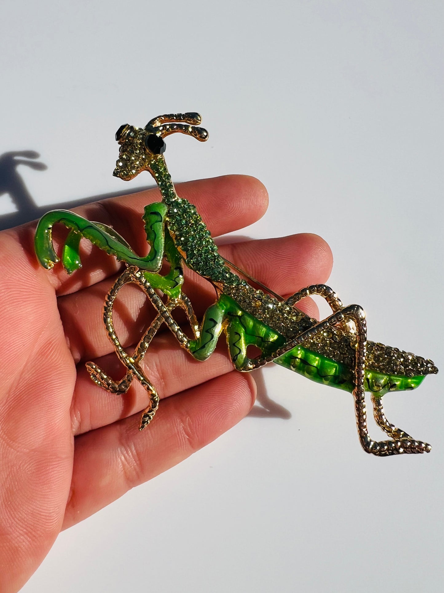 Fashion Praying Mantis Brooch