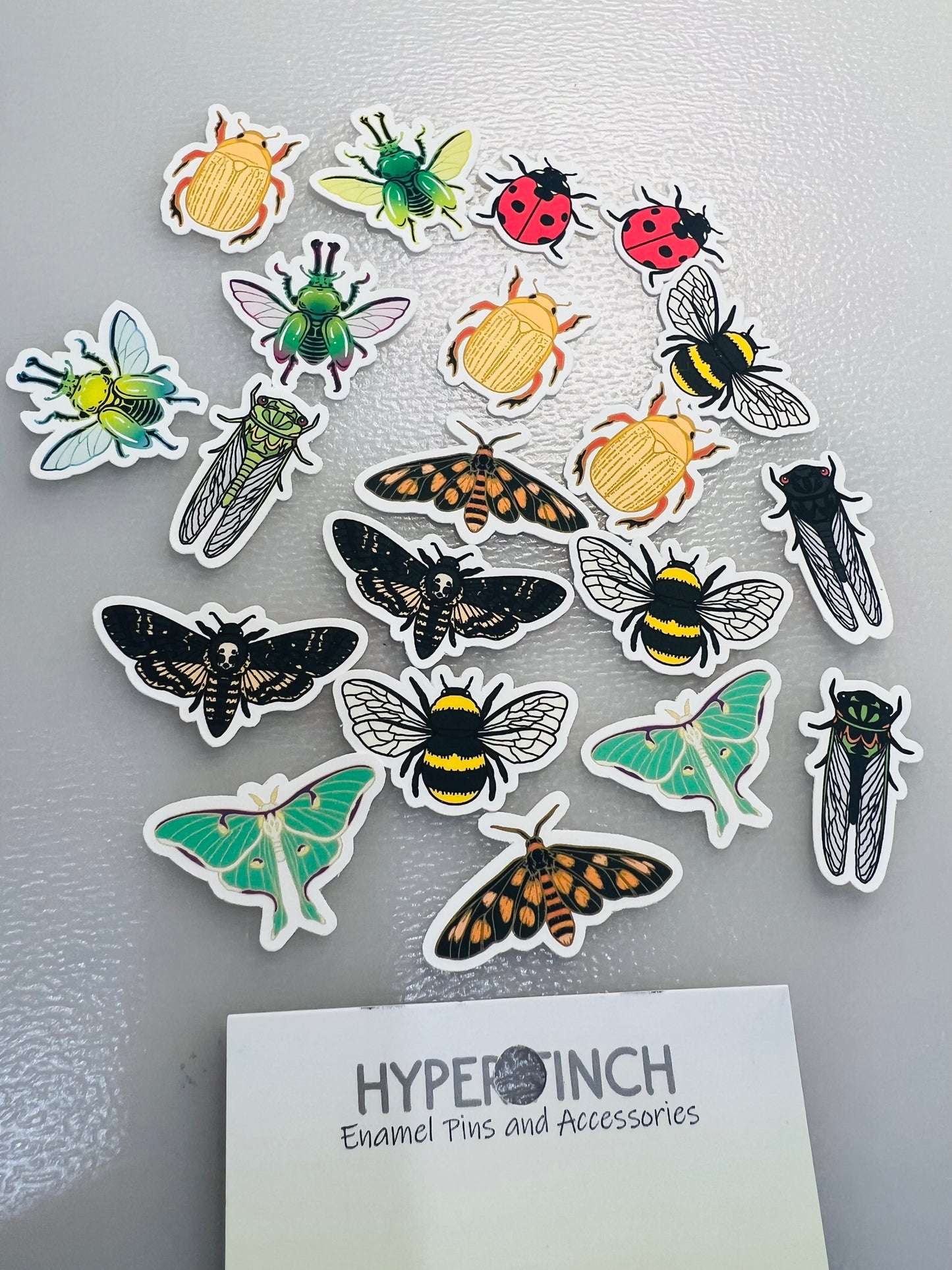 Mini insect stickers - 20 stickers