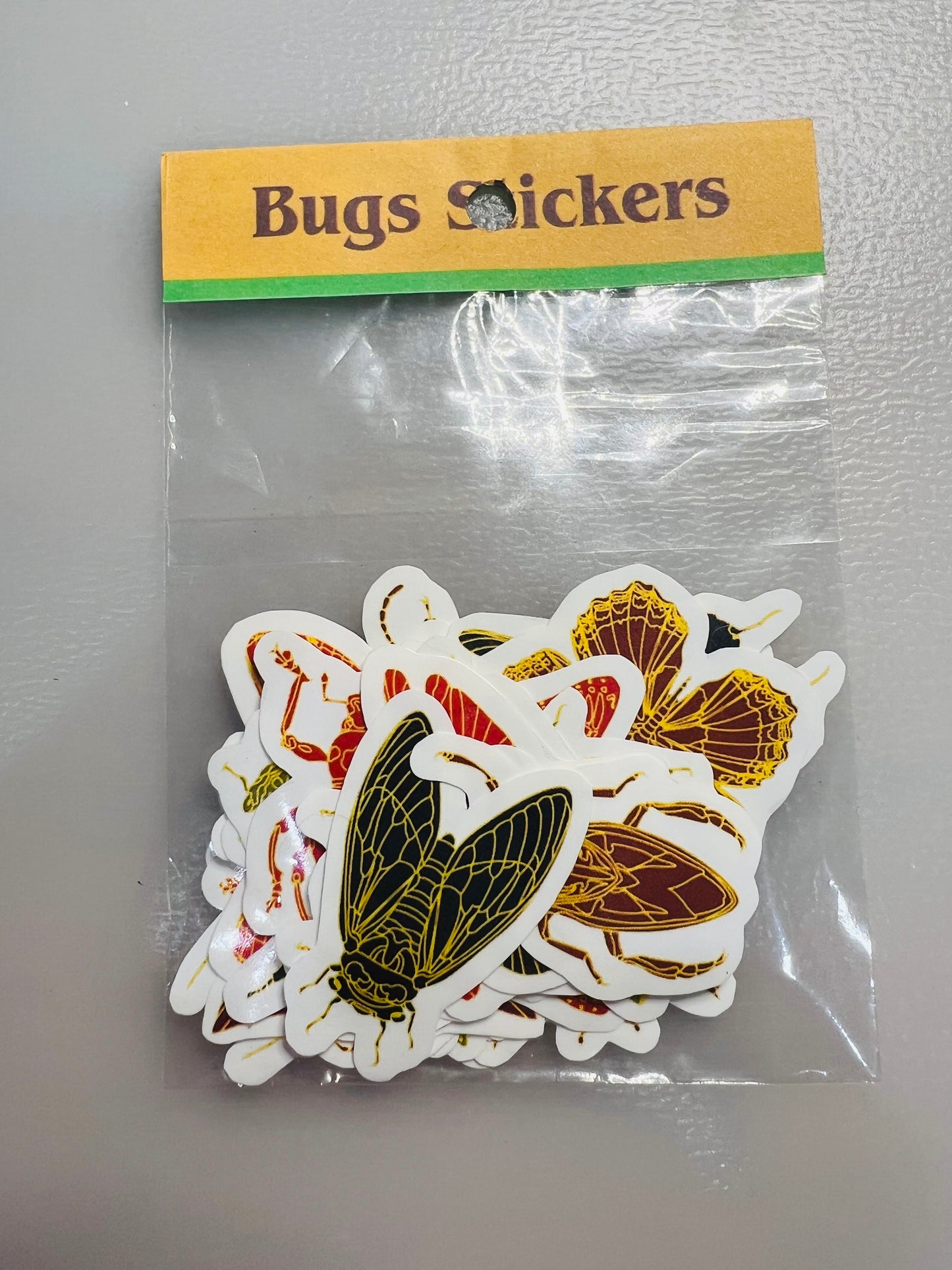 Bug mini stickers - 24 stickers