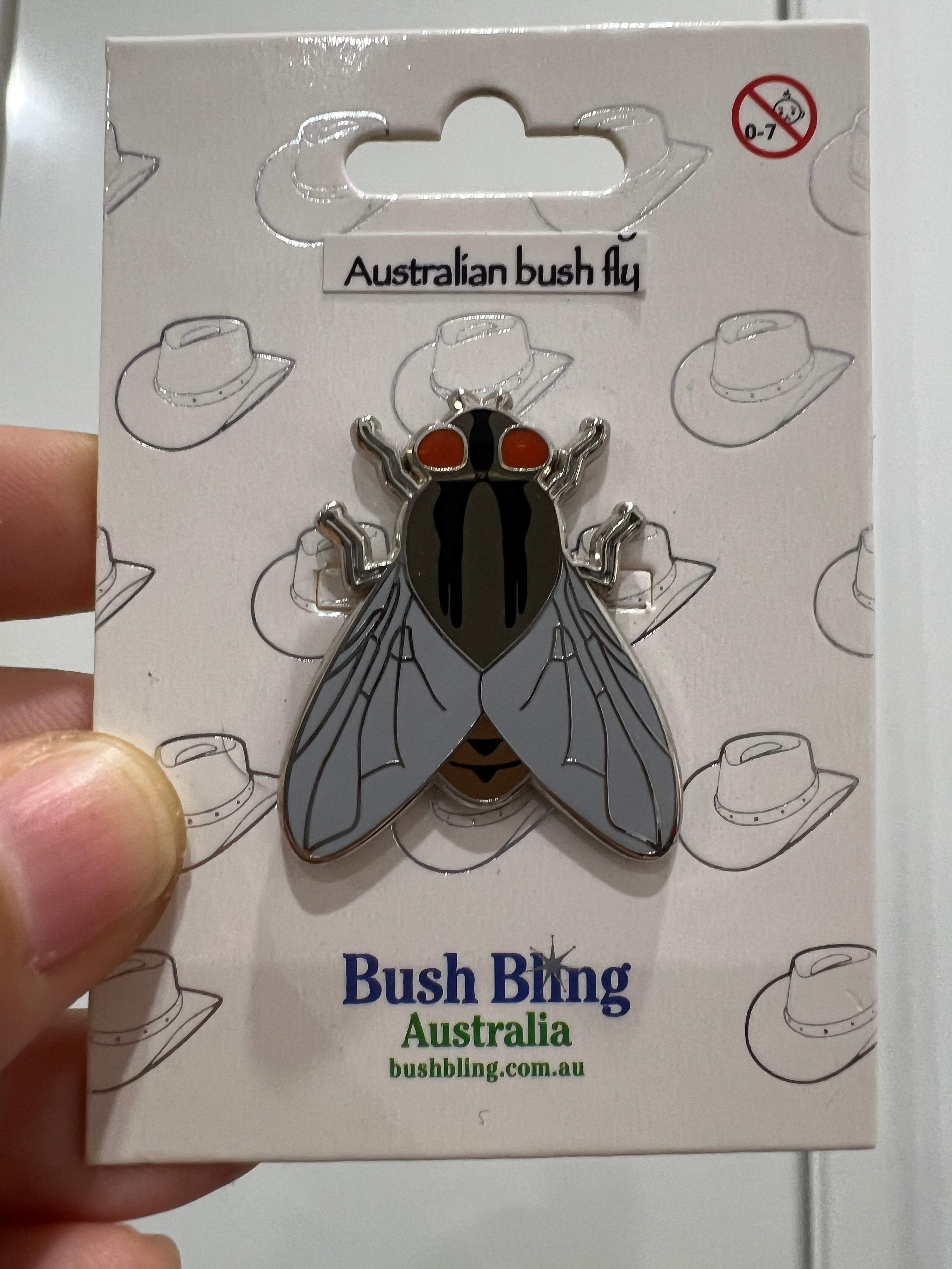 Australian bush fly pin – Bugs and Beads