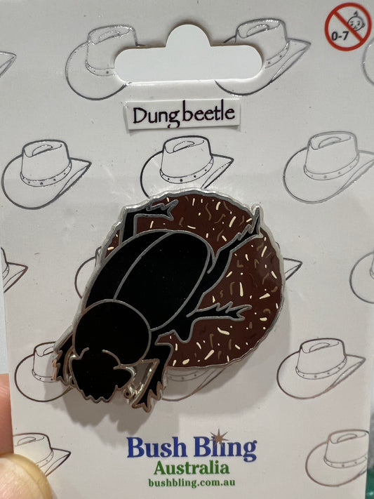 Dung beetle pin