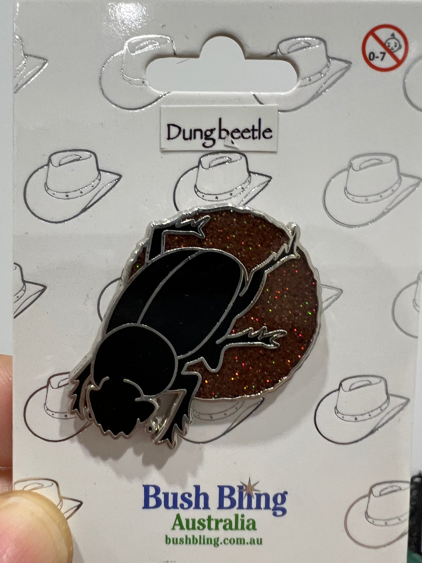 Dung beetle pin