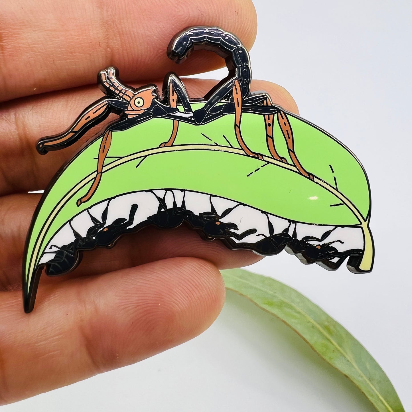 Baby Spiny and the ant squad pin