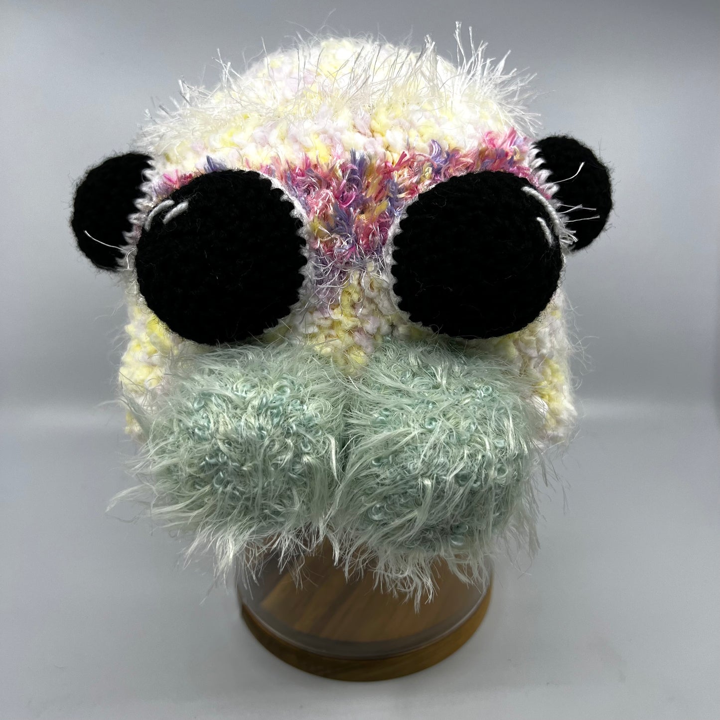 Jumping Spider Beanie - Handmade in Australia crochet spider hat