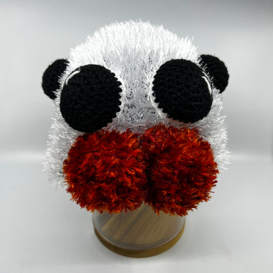 Jumping Spider Beanie - Handmade in Australia crochet spider hat