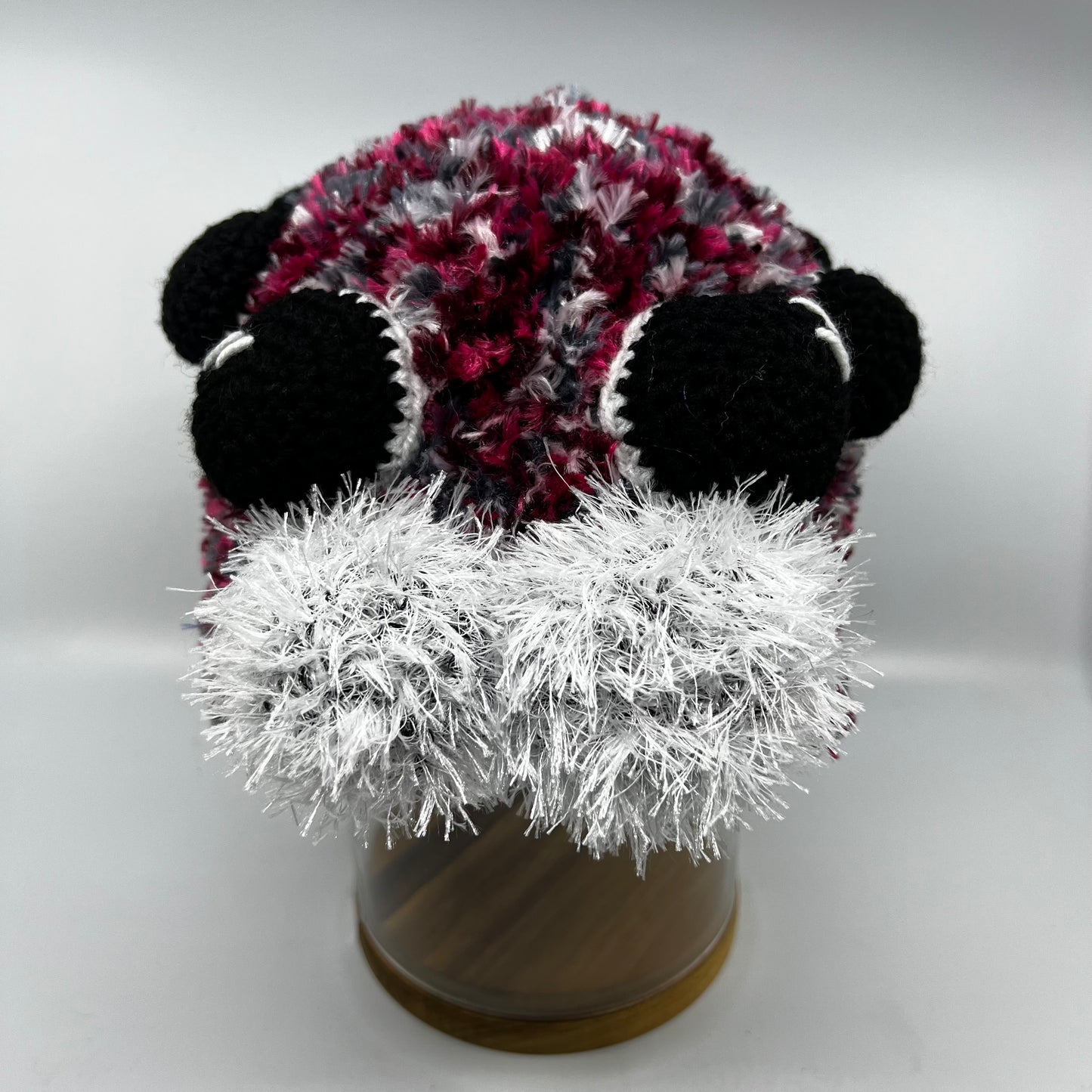 Jumping Spider Beanie - Handmade in Australia crochet spider hat