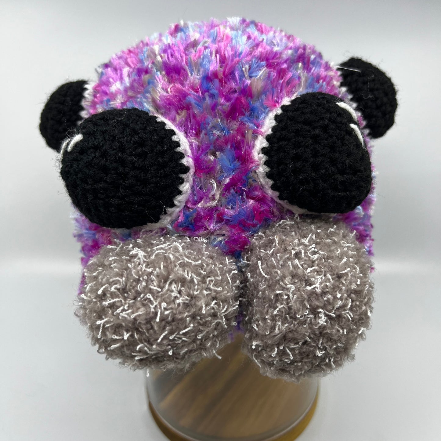 Jumping Spider Beanie - Handmade in Australia crochet spider hat