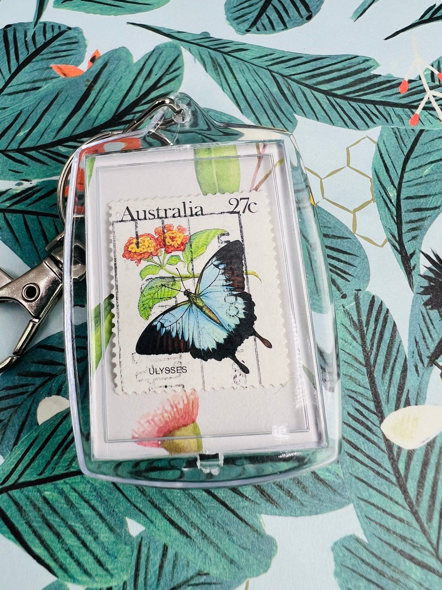 Real Australian stamp - Ulysses butterfly