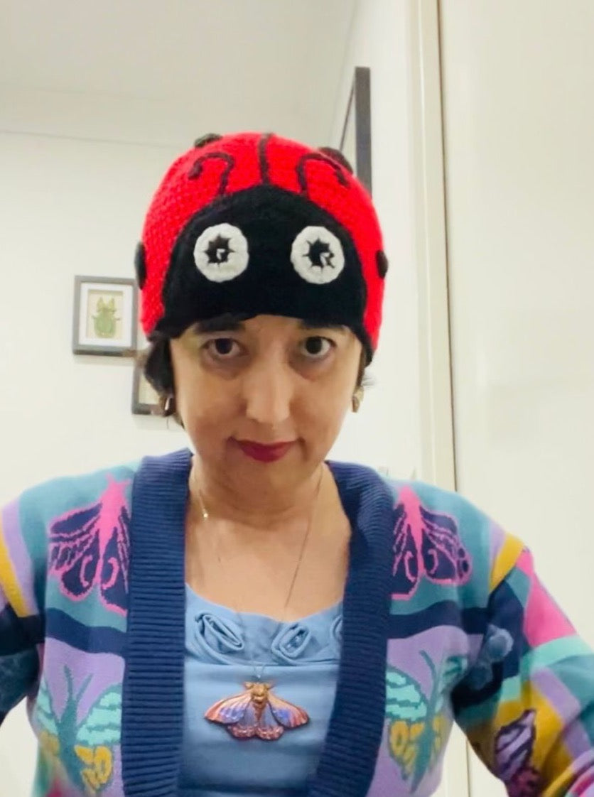 Harlequin Ladybird beanie