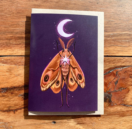Moth's Dream Greeting Card