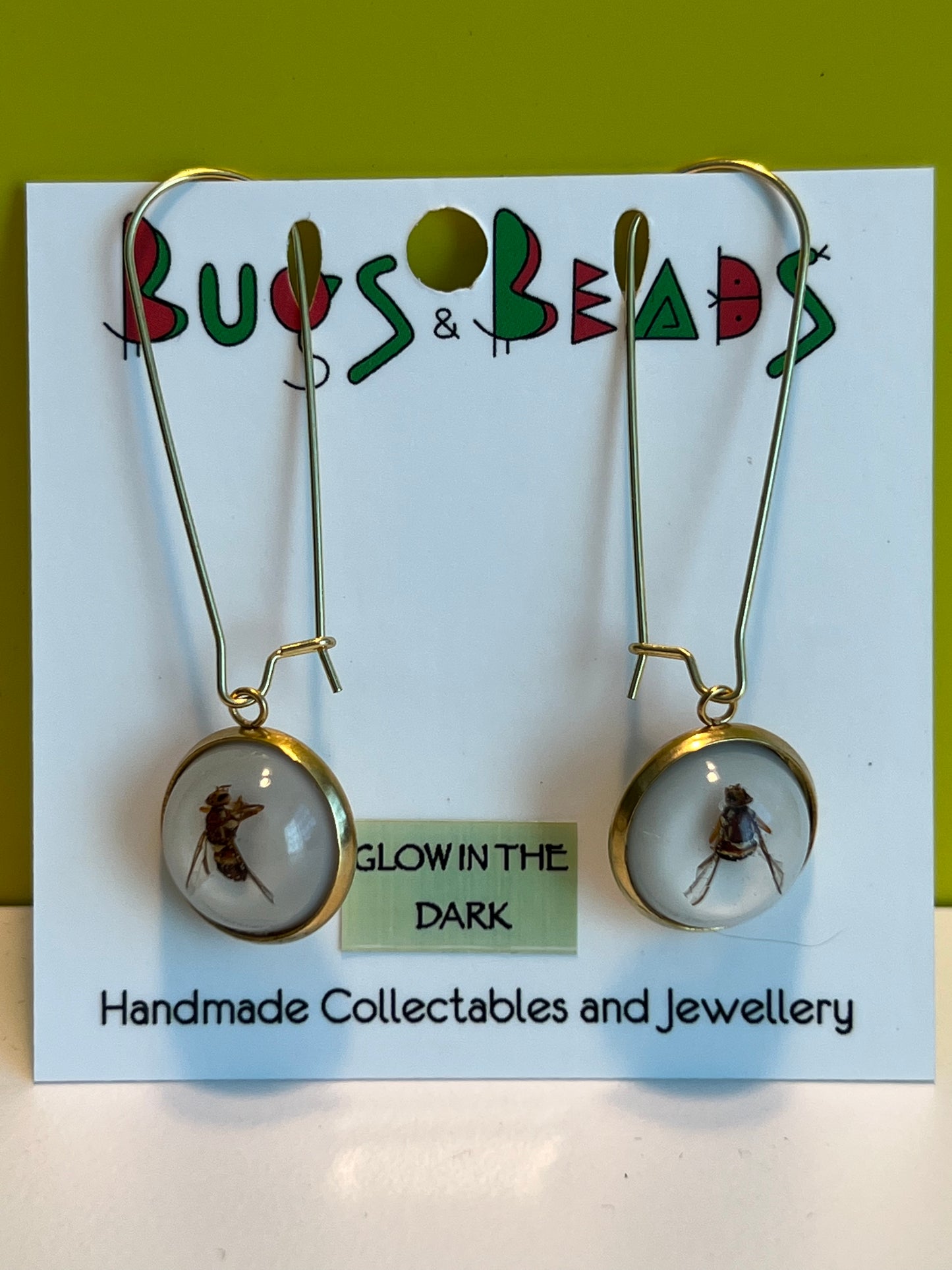 QLD Fruit Fly long Earrings