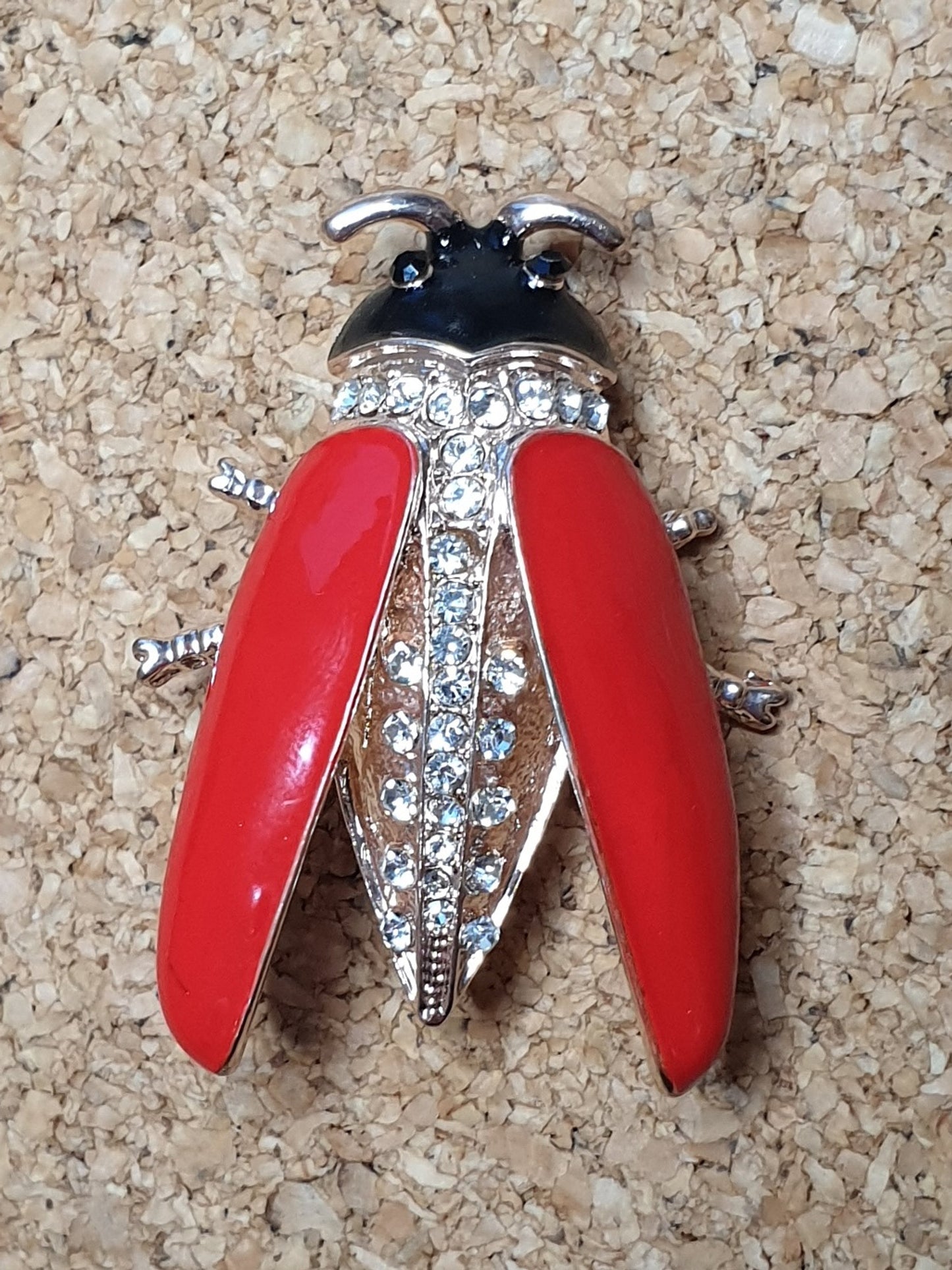 Contemporary Ladybird beetle Brooch