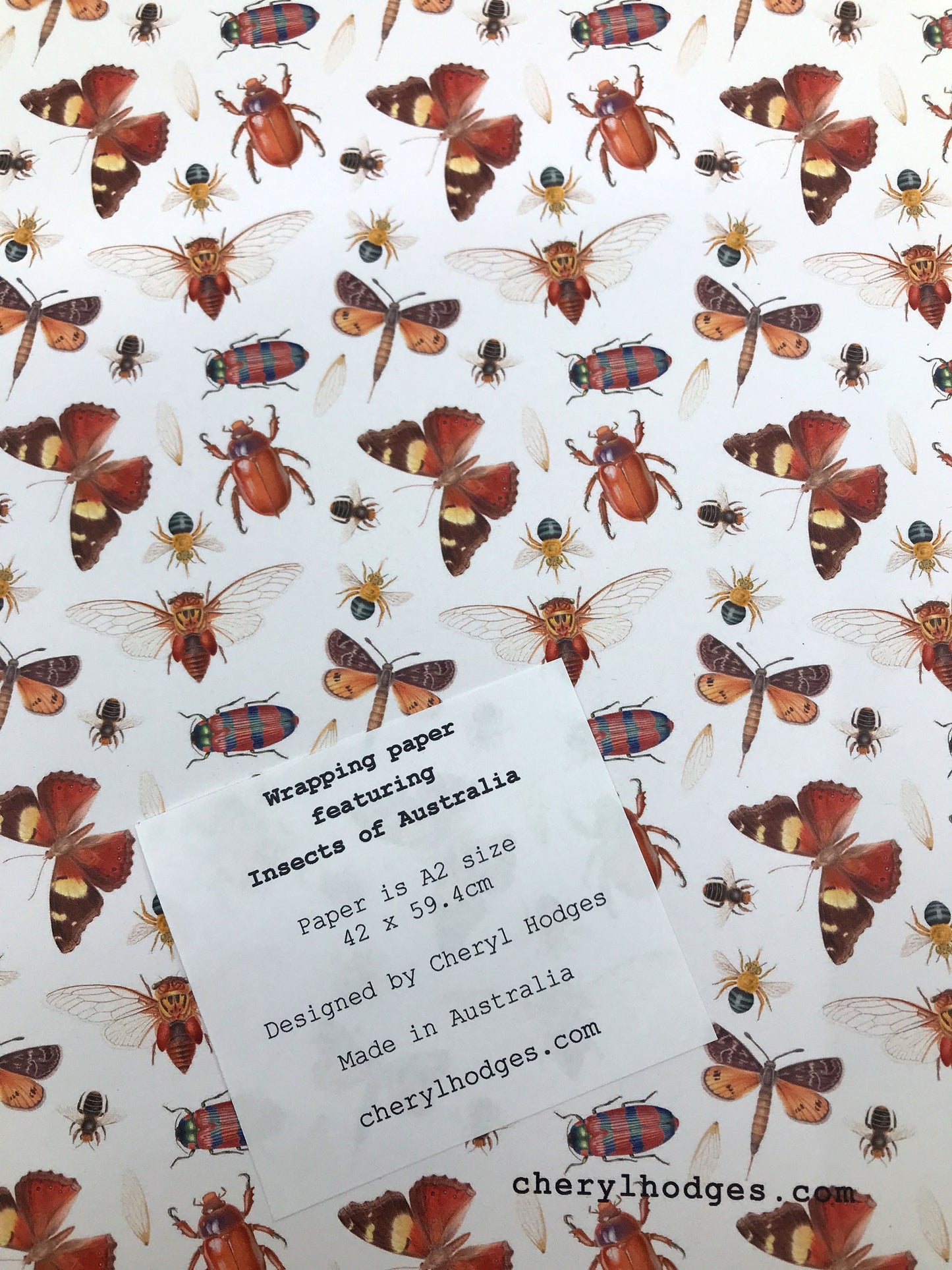 Australian Insects Wrapping Paper