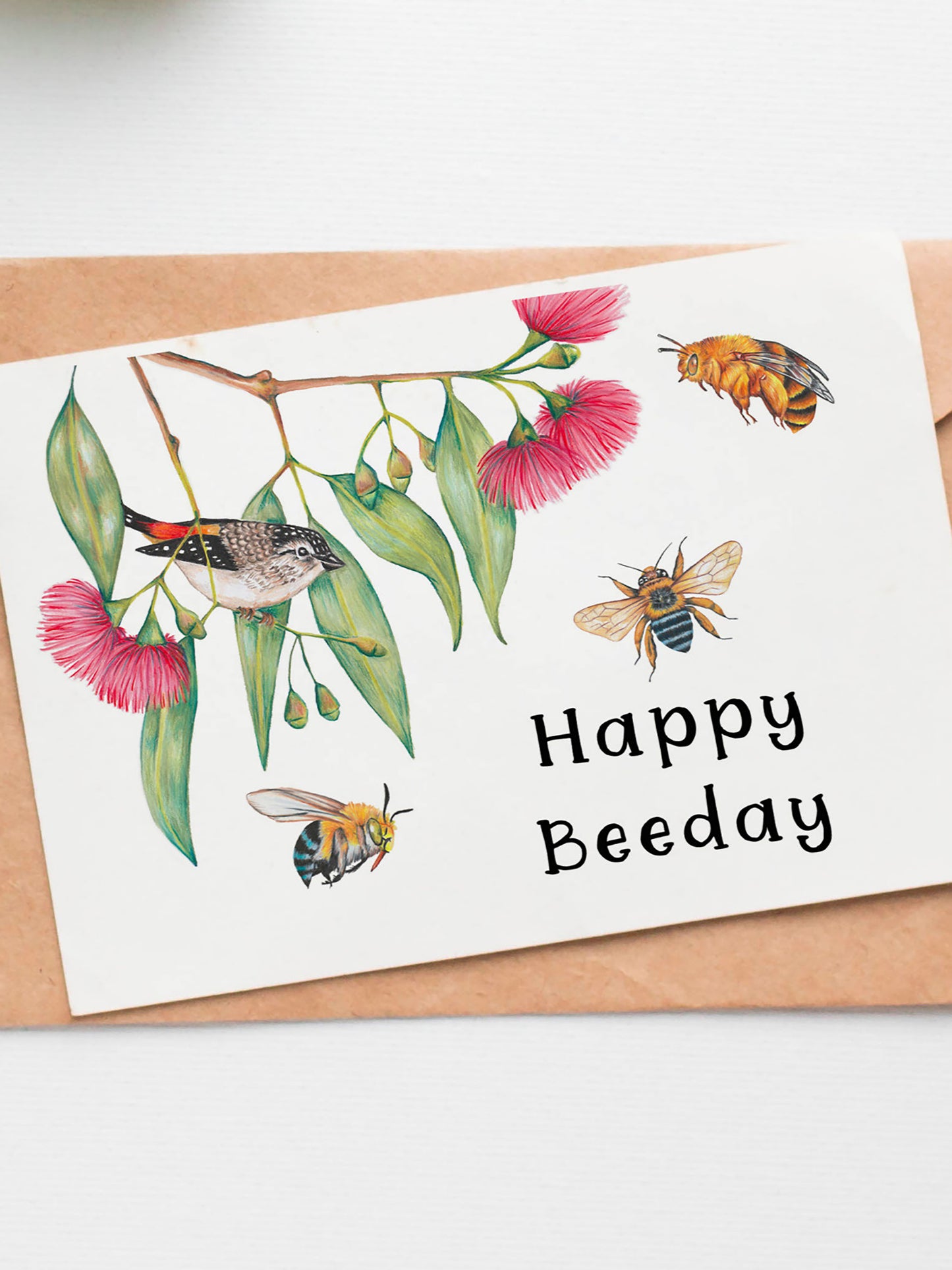 Happy Beeday Greeting Card