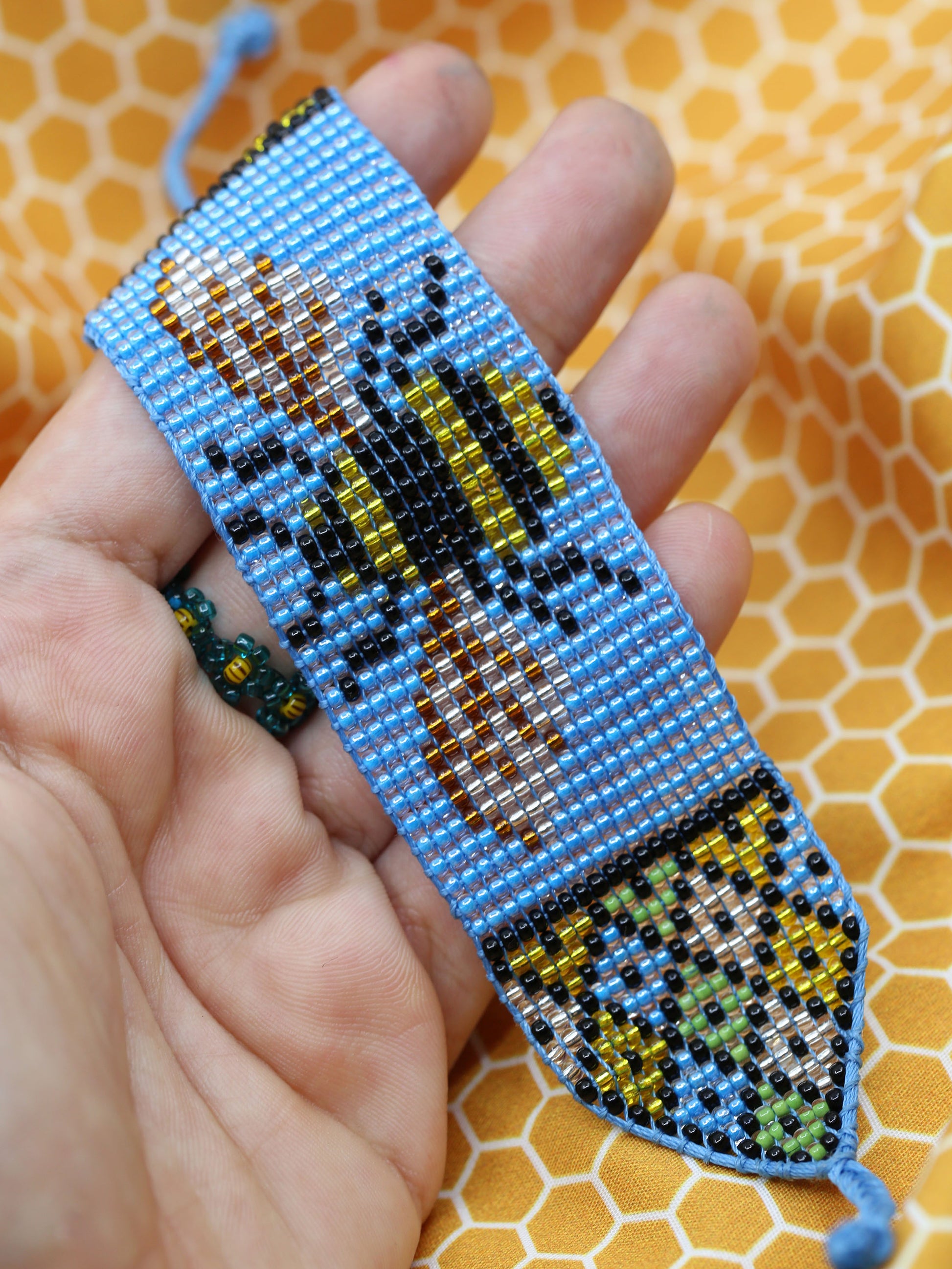 Honey Bee Beaded Bracelet