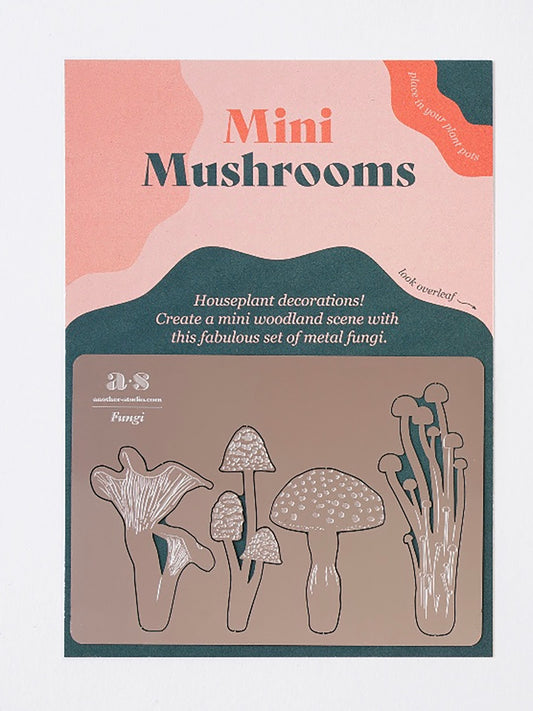 Mini Mushroom Terrarium Decoration