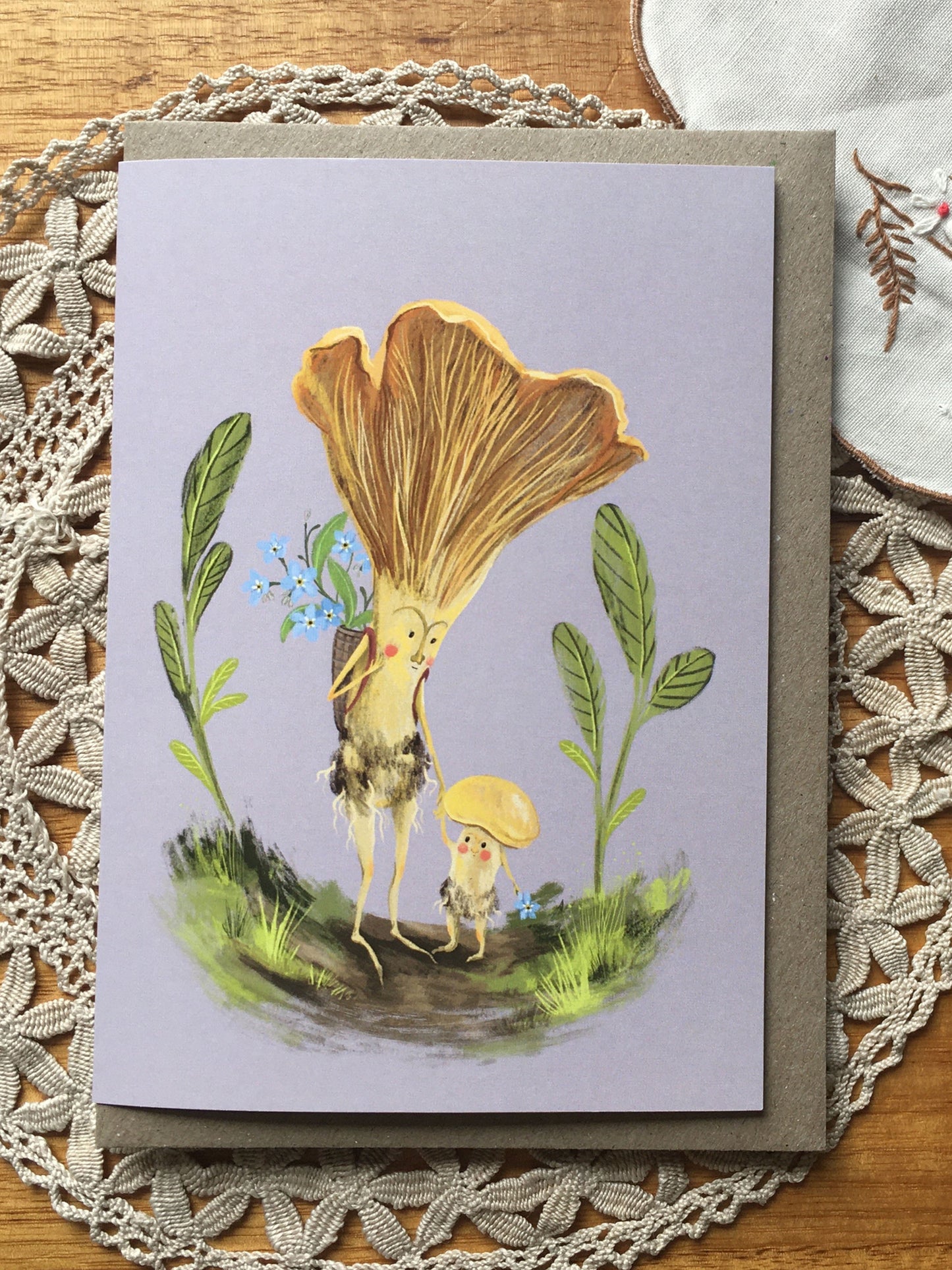Mushroom Mumma Greeting Card