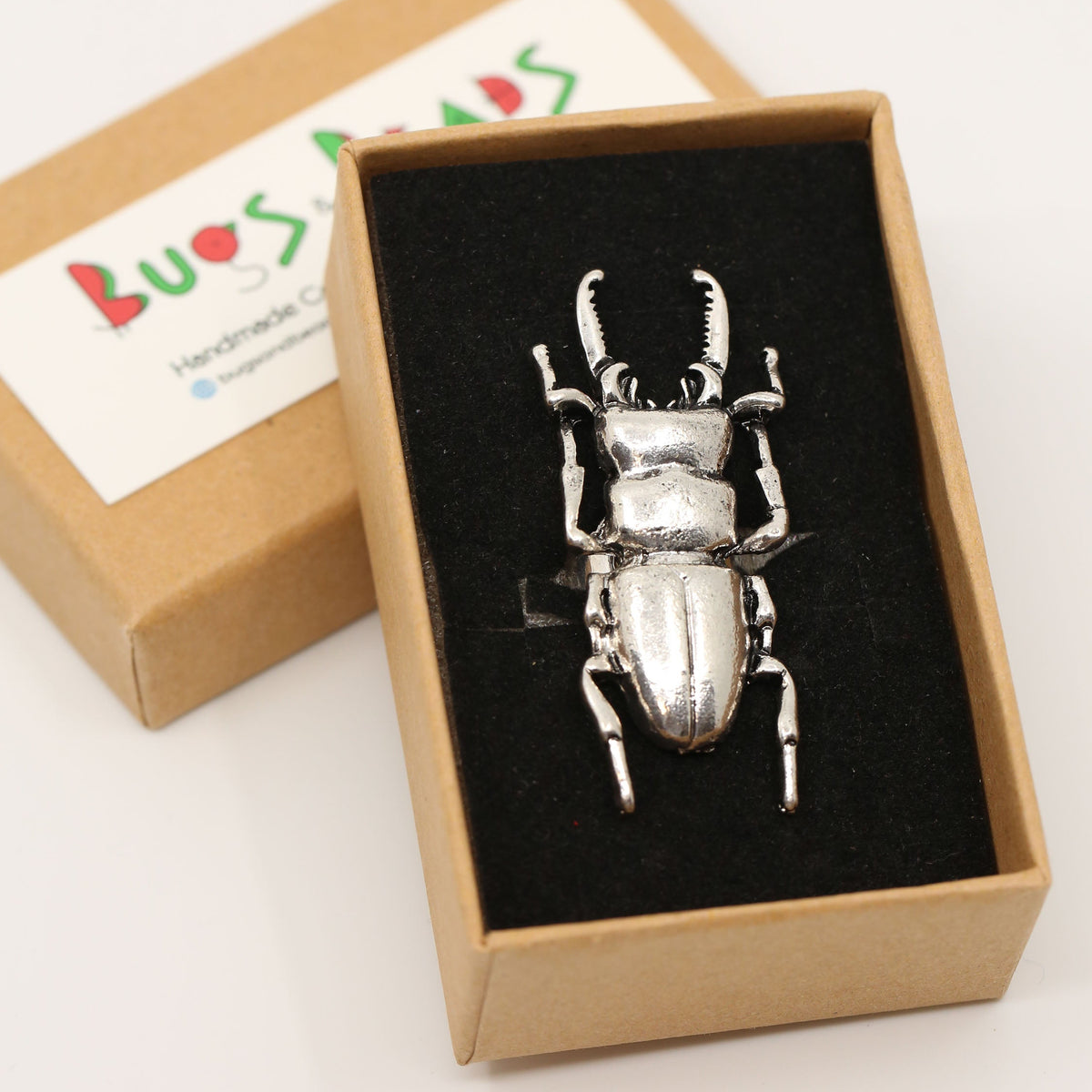 Insect Stacked Rings Stag Beetle Ring - Adjustable – Bugs and Beads