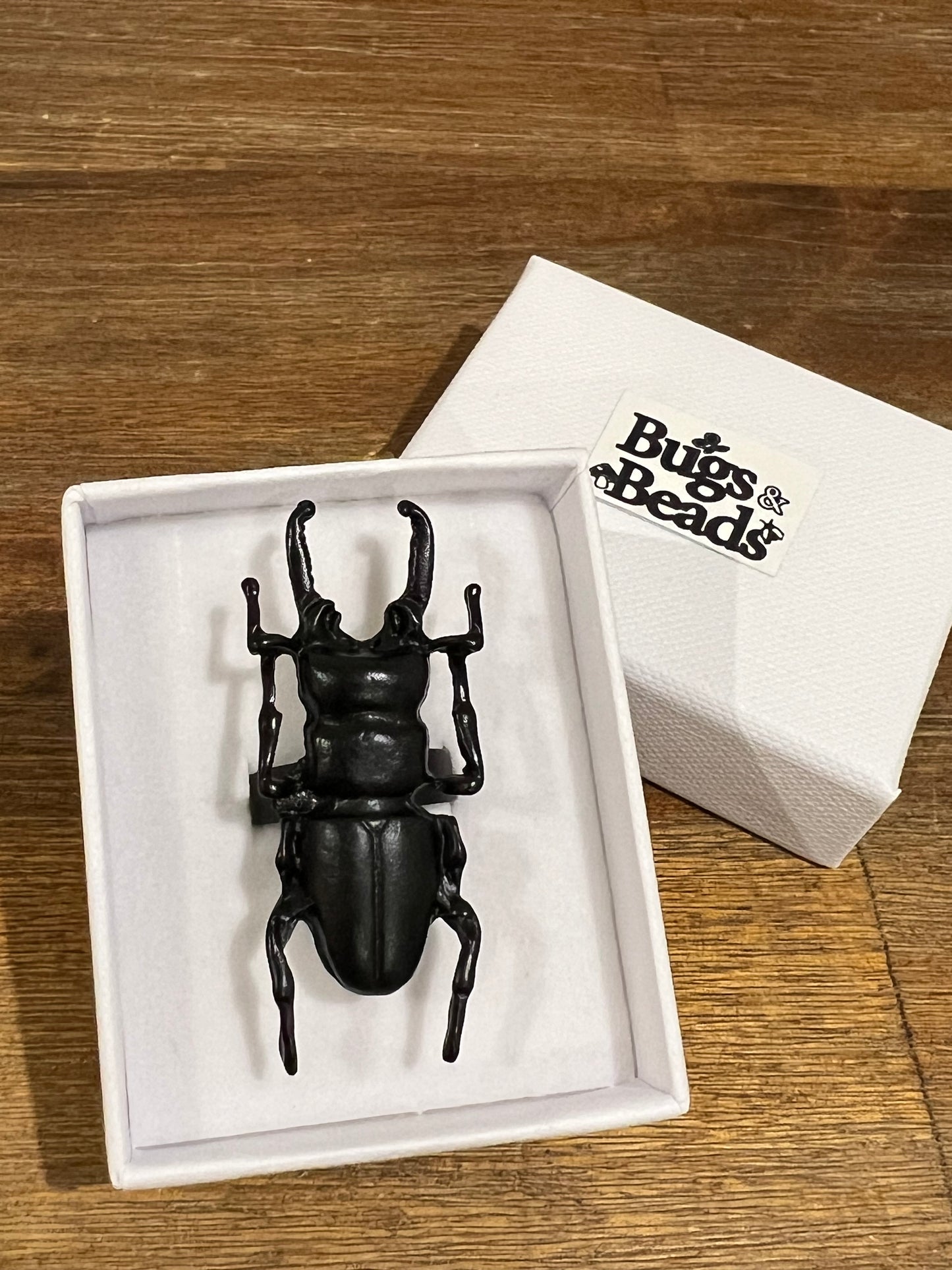 Stag Beetle Ring - Adjustable