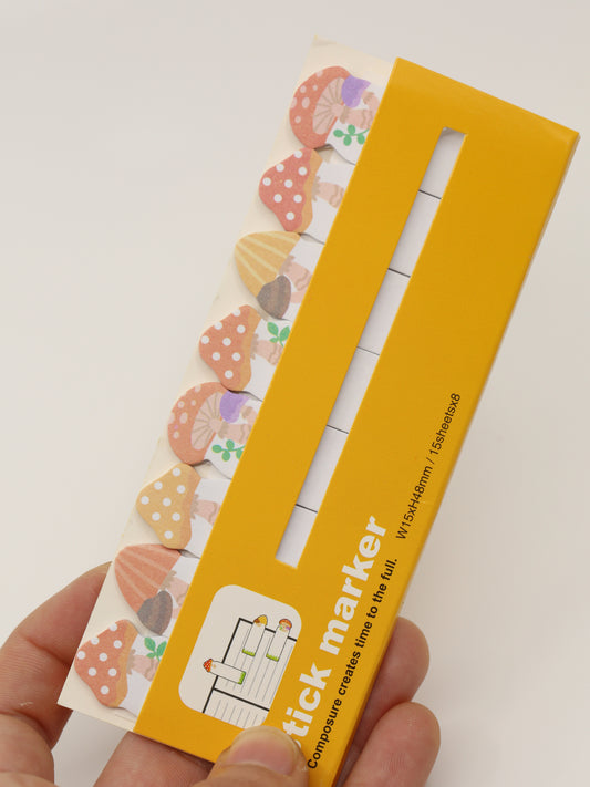 Mushroom sticky page marker