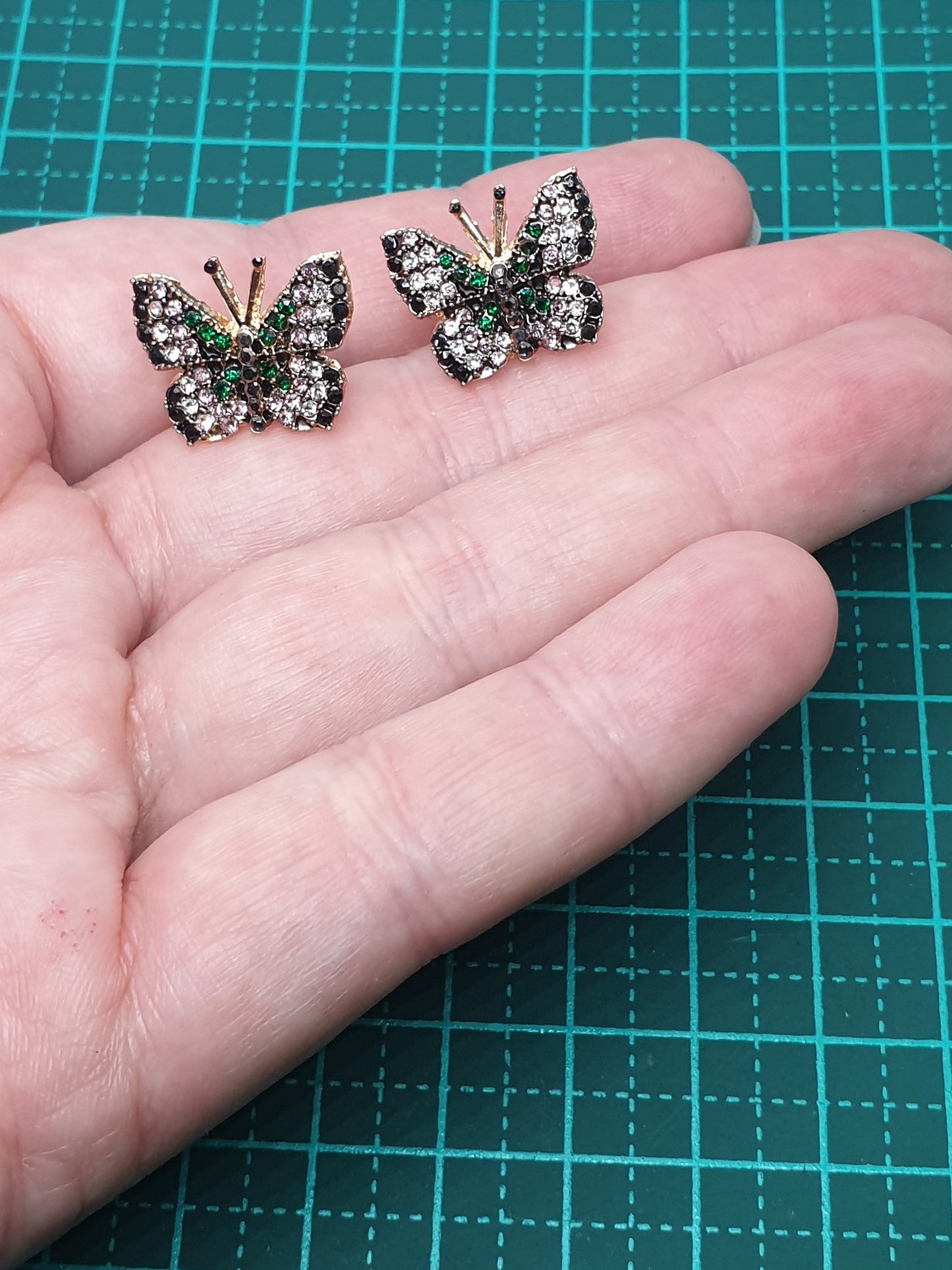 Delicate Butterfly Studs