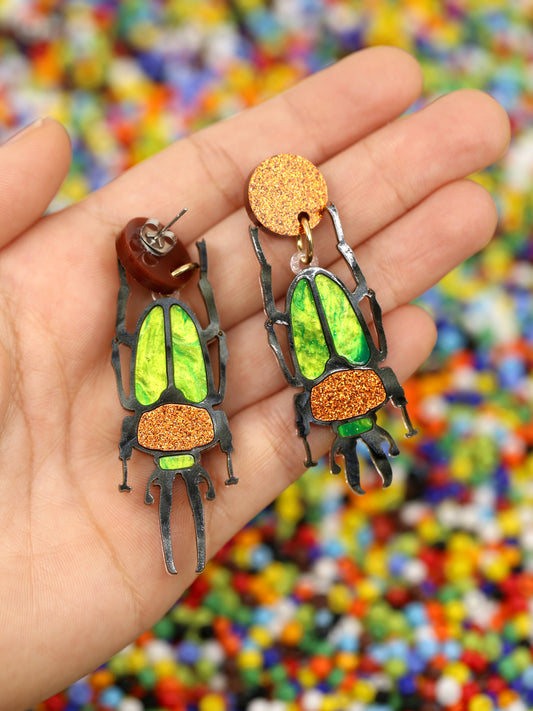 Rainbow stag beetle dangles