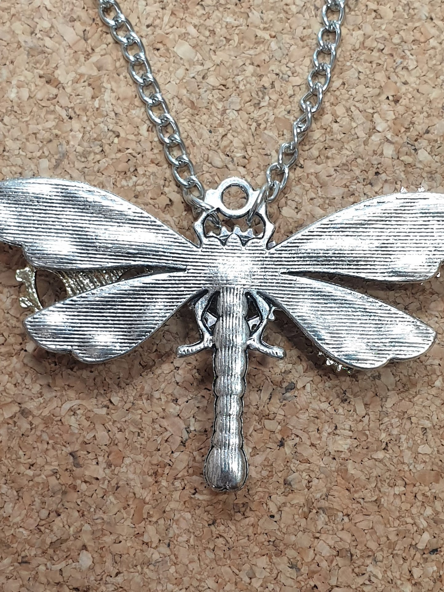 Vintage Steampunk Dragonfly - Silver