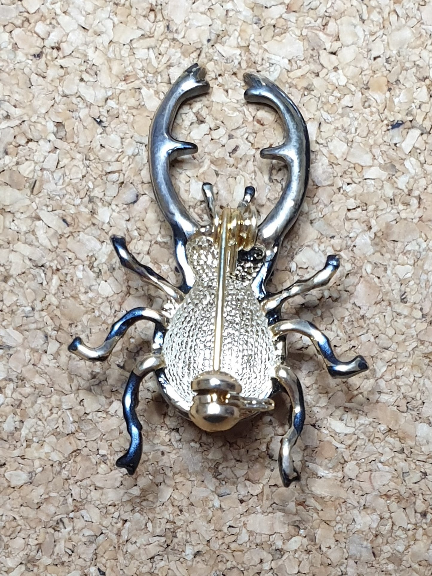 Stag Beetle Fashion Brooch