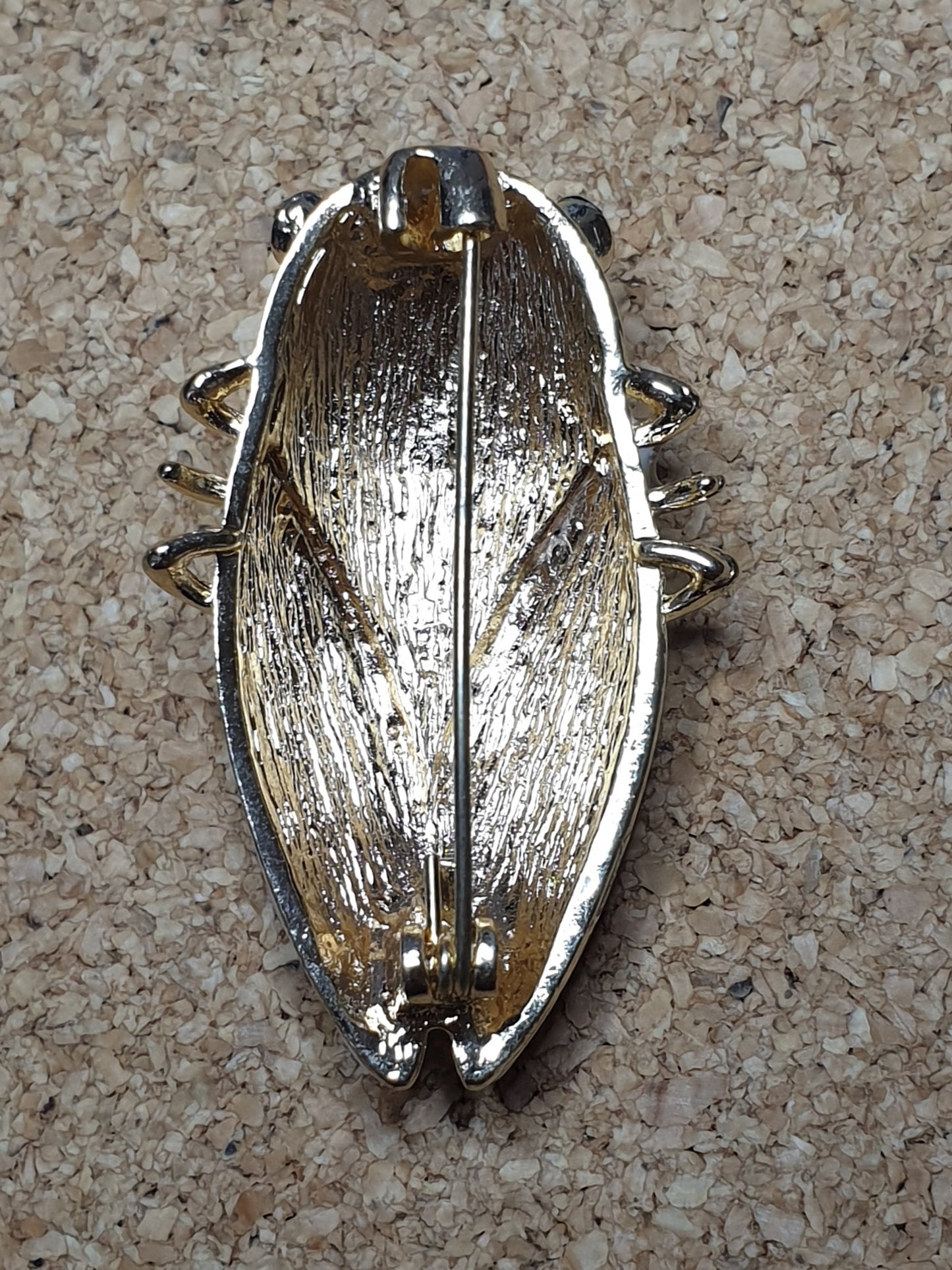 Cicada Brooch - Brown