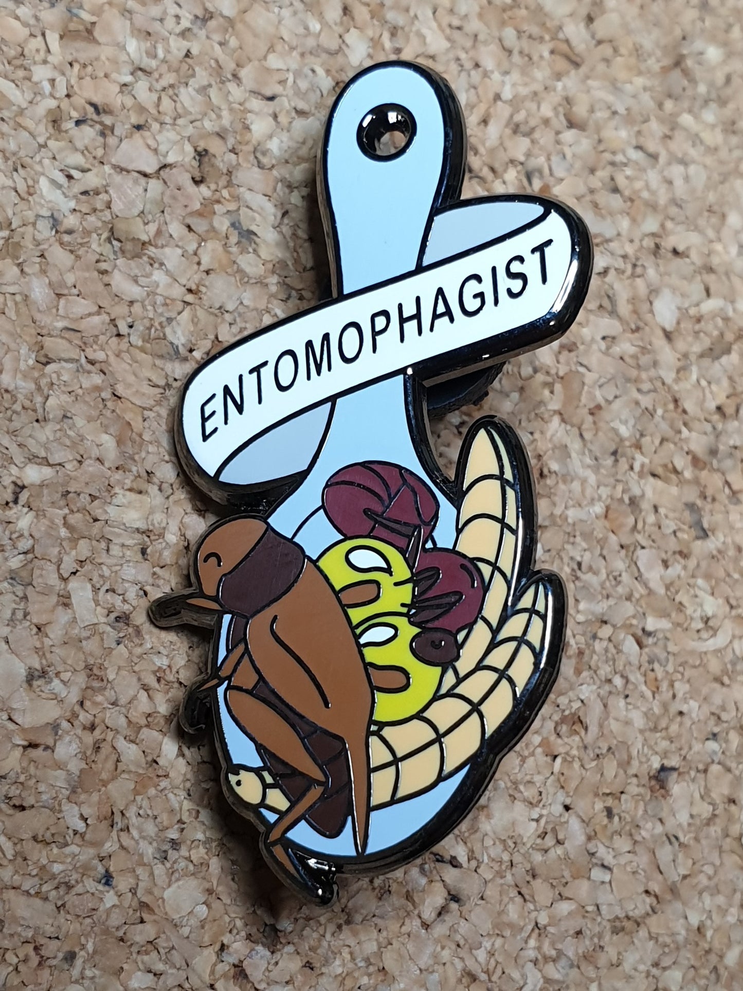 Entomophagist pin