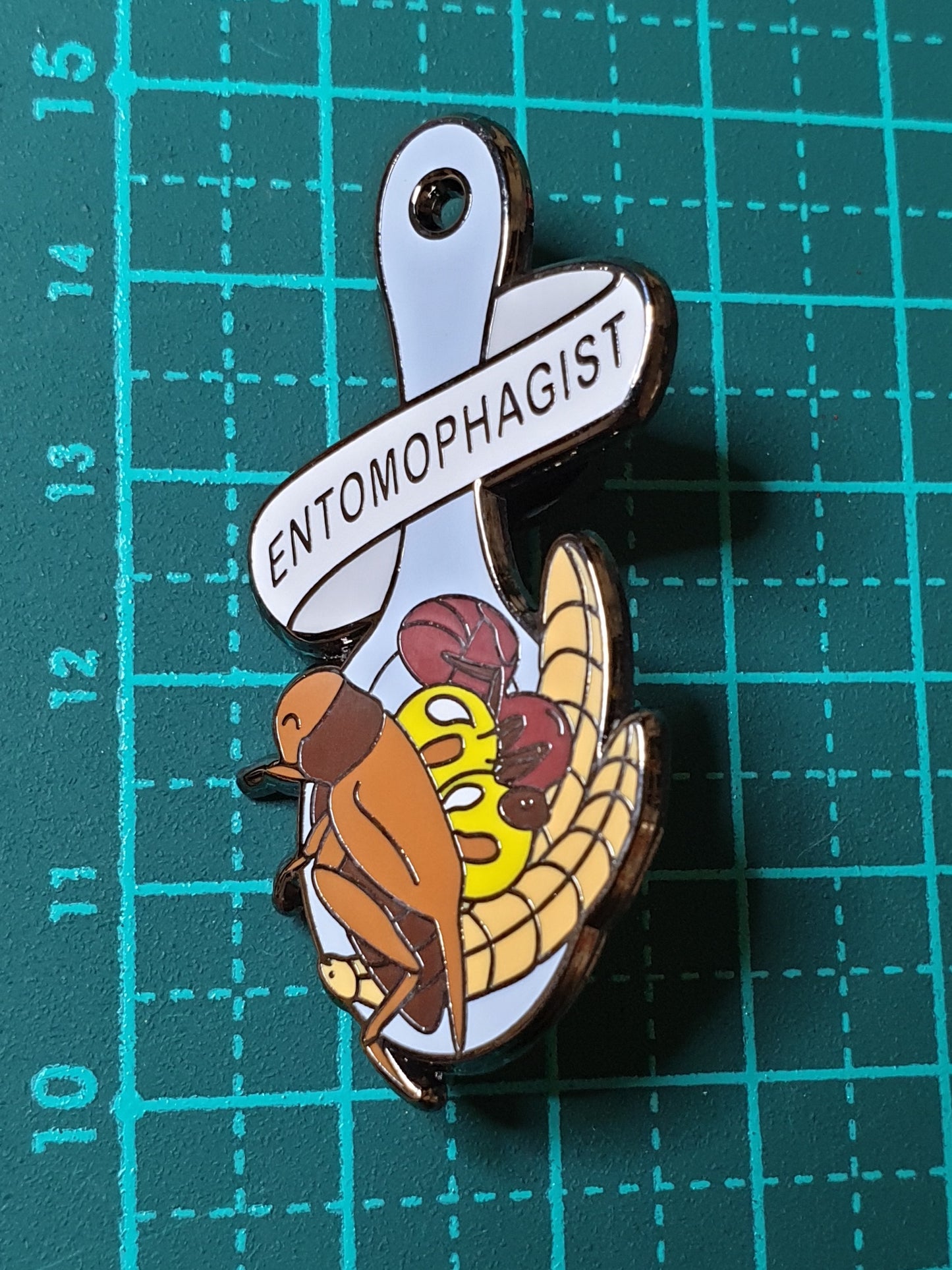 Entomophagist pin