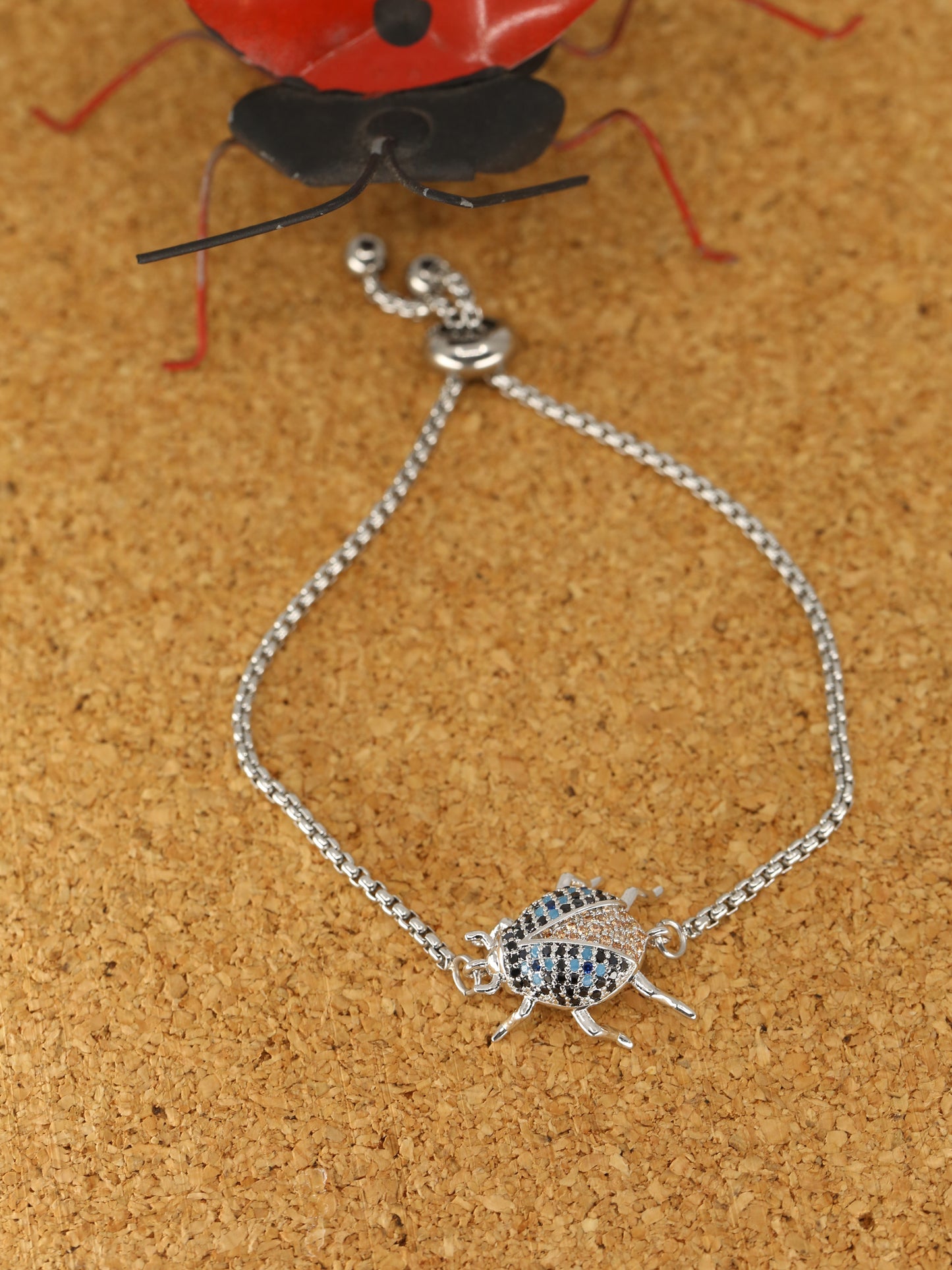 Ladybird beetle bracelet - Adjustable
