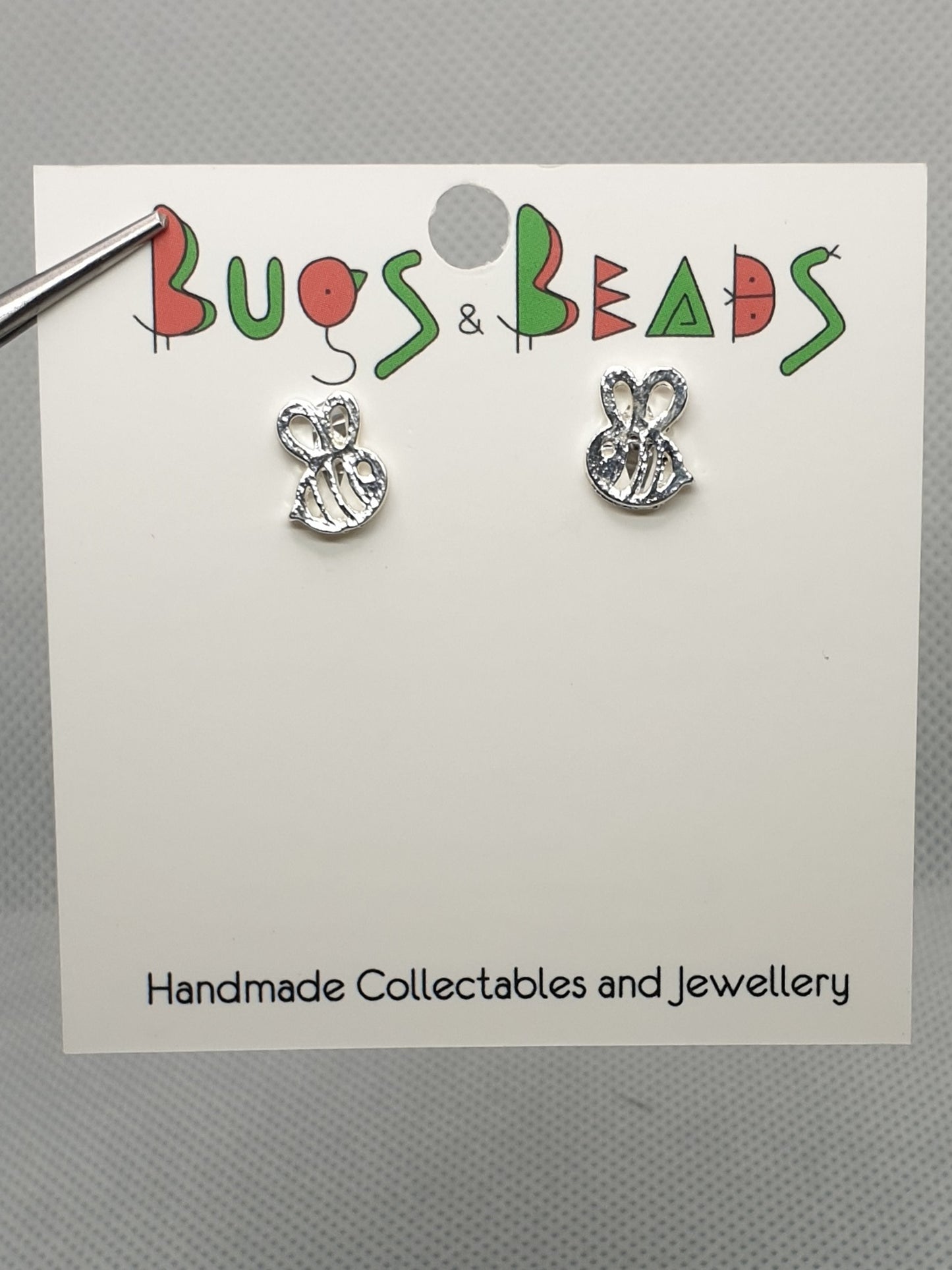 Bee Studs - Silver