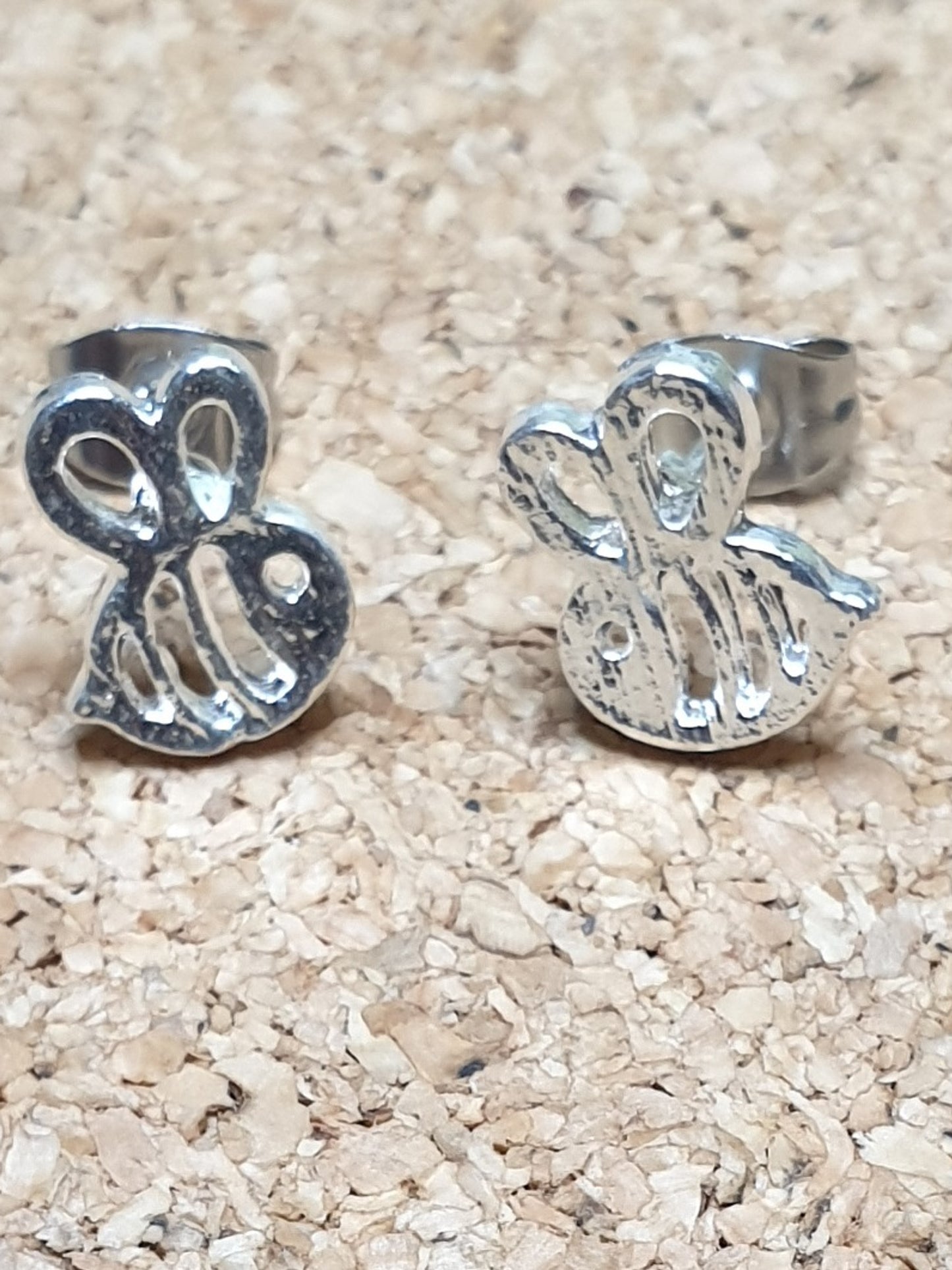 Bee Studs - Silver