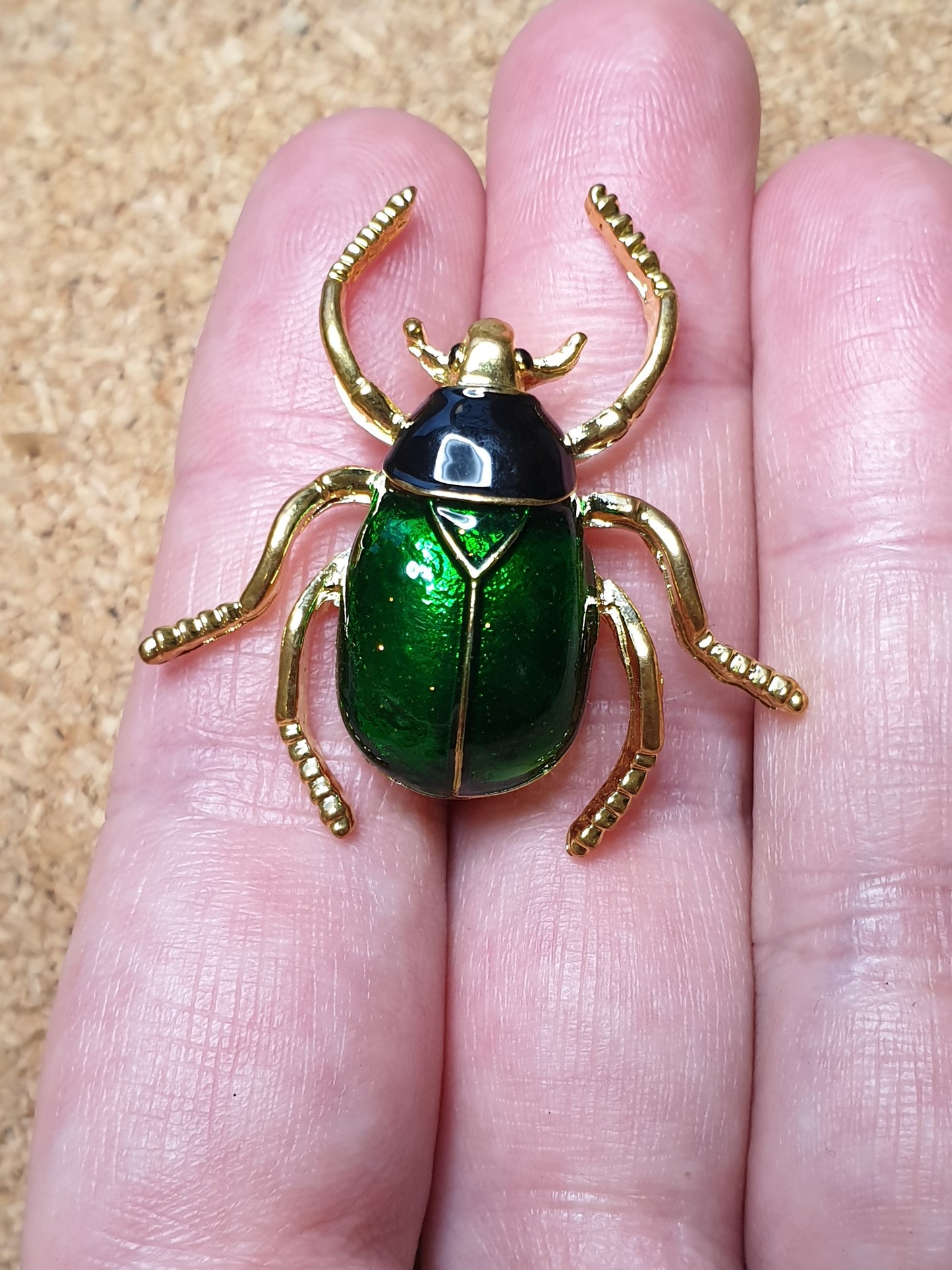 June Beetle Brooch