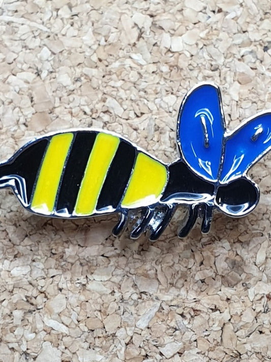 Bee with Blue Wings