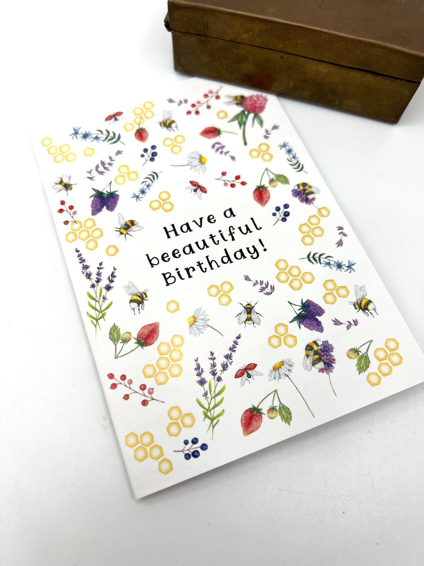 Bee Birthday Greetings Card
