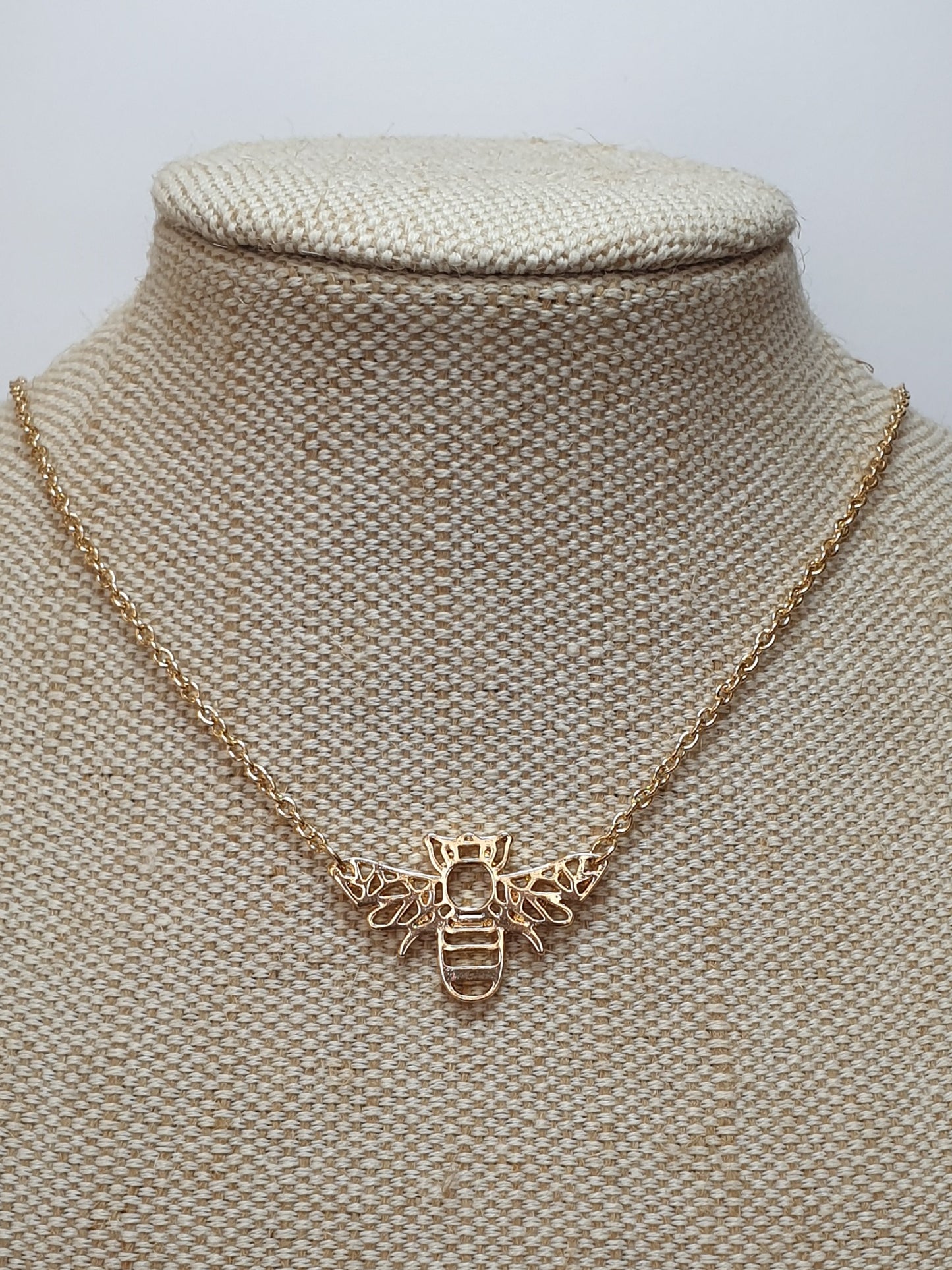 Bee Necklace - Golden