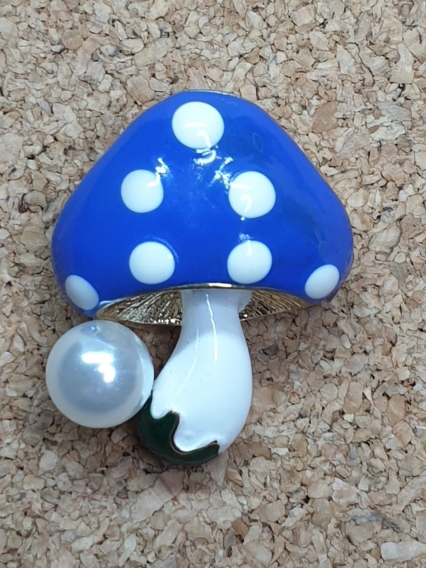 Mushroom Brooch Small